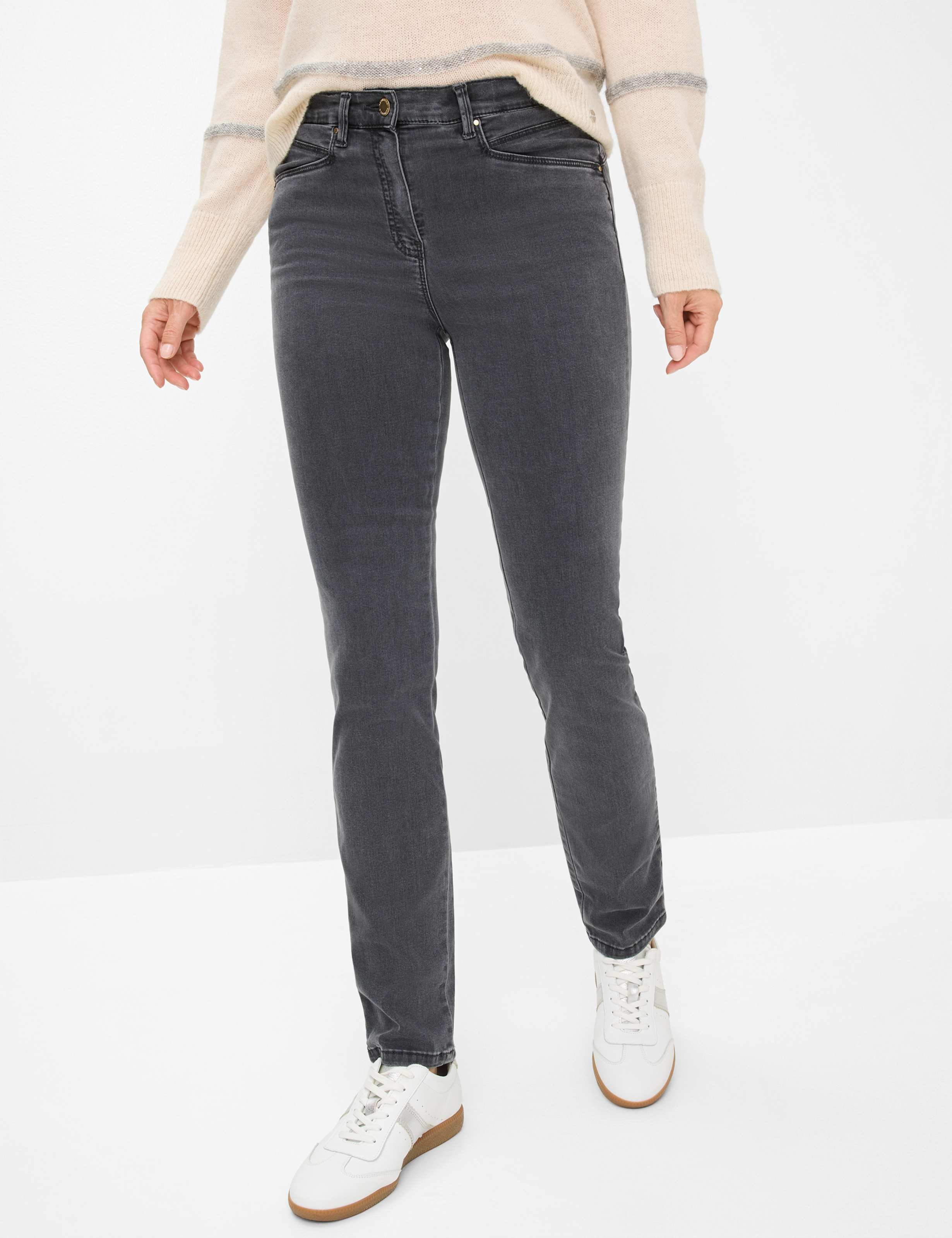 Thumbnail - Raphaela by Brax Damen Five-Pocket-Hose Style LUCA ANTHRA Denim Dunkelgrau Anthrazit, denim dunkelgrau - anthrazit, Gr. ...