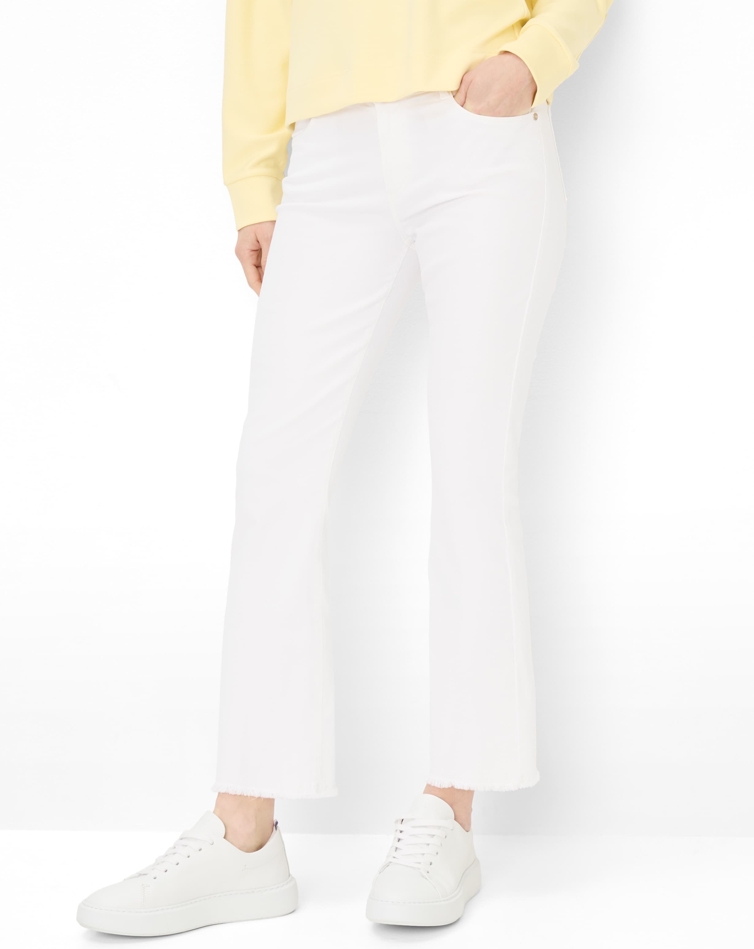 Brax Damen Boot Style SHAKIRA S WHITE, denim weiß, Gr. 38