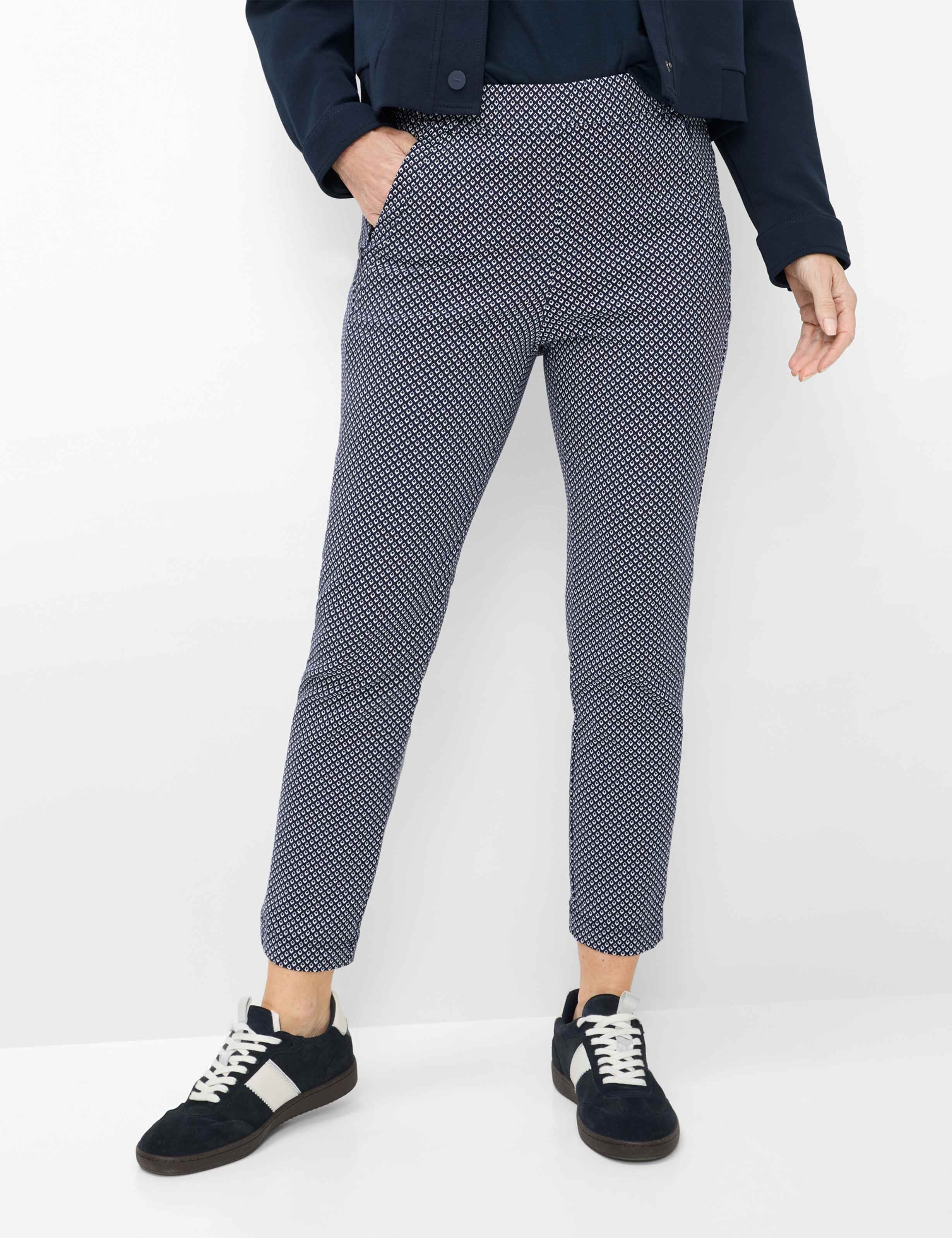 Raphaela by Brax Damen Schlupfhose Style LILLYTH 6/8 NAVY, dunkelblau, Gr. 48