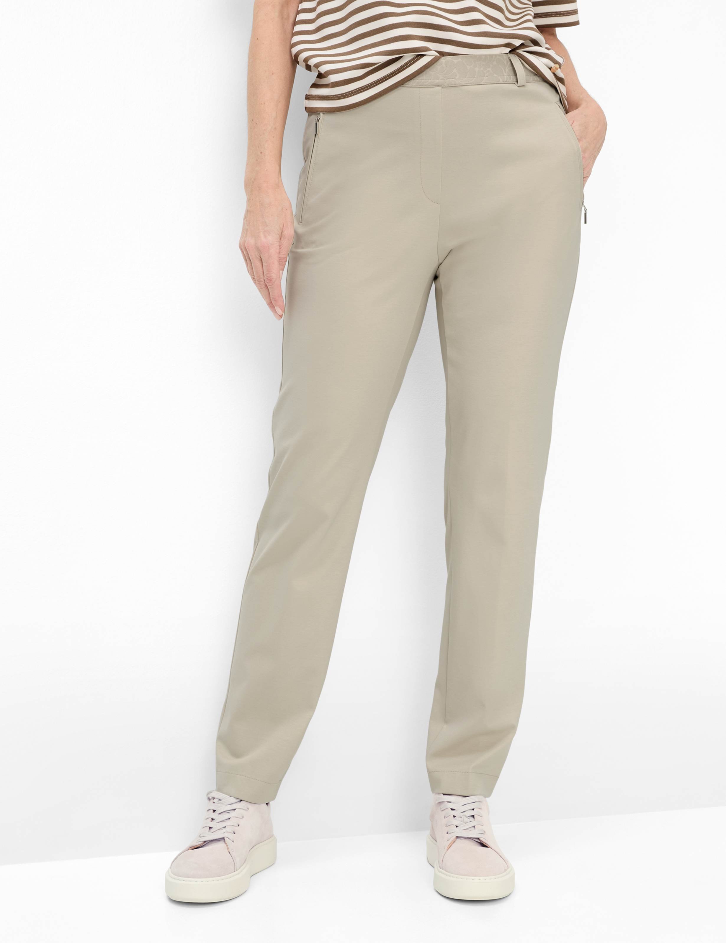 Raphaela by Brax Damen Schlupfhose Style CILLY ECRU, hellbeige, Gr. 38K