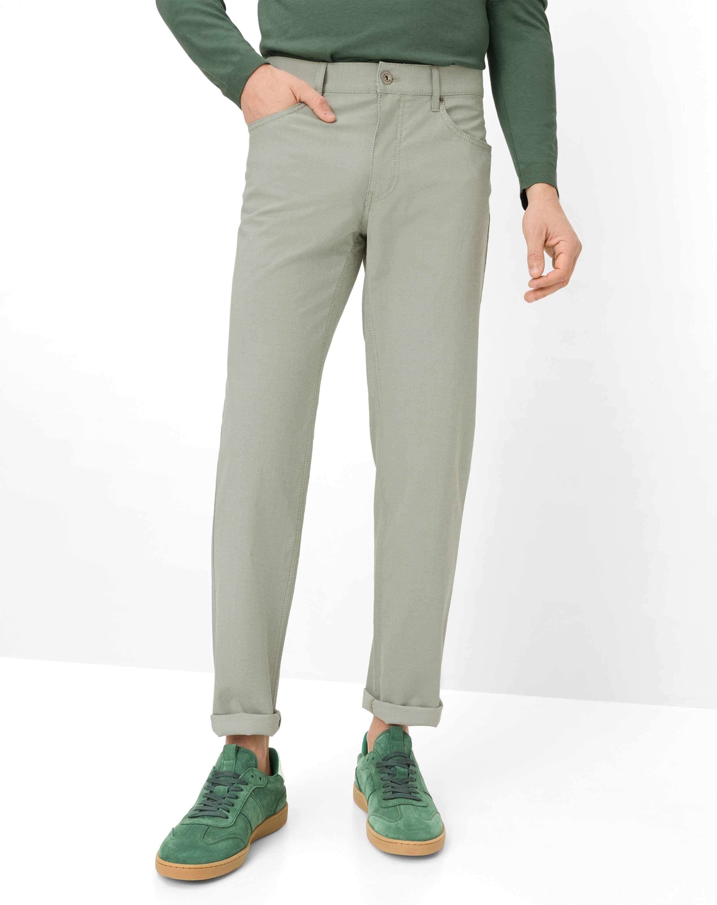 Brax Herren Five-Pocket-Hose Style CADIZ HERB, grün, Gr. 36/30