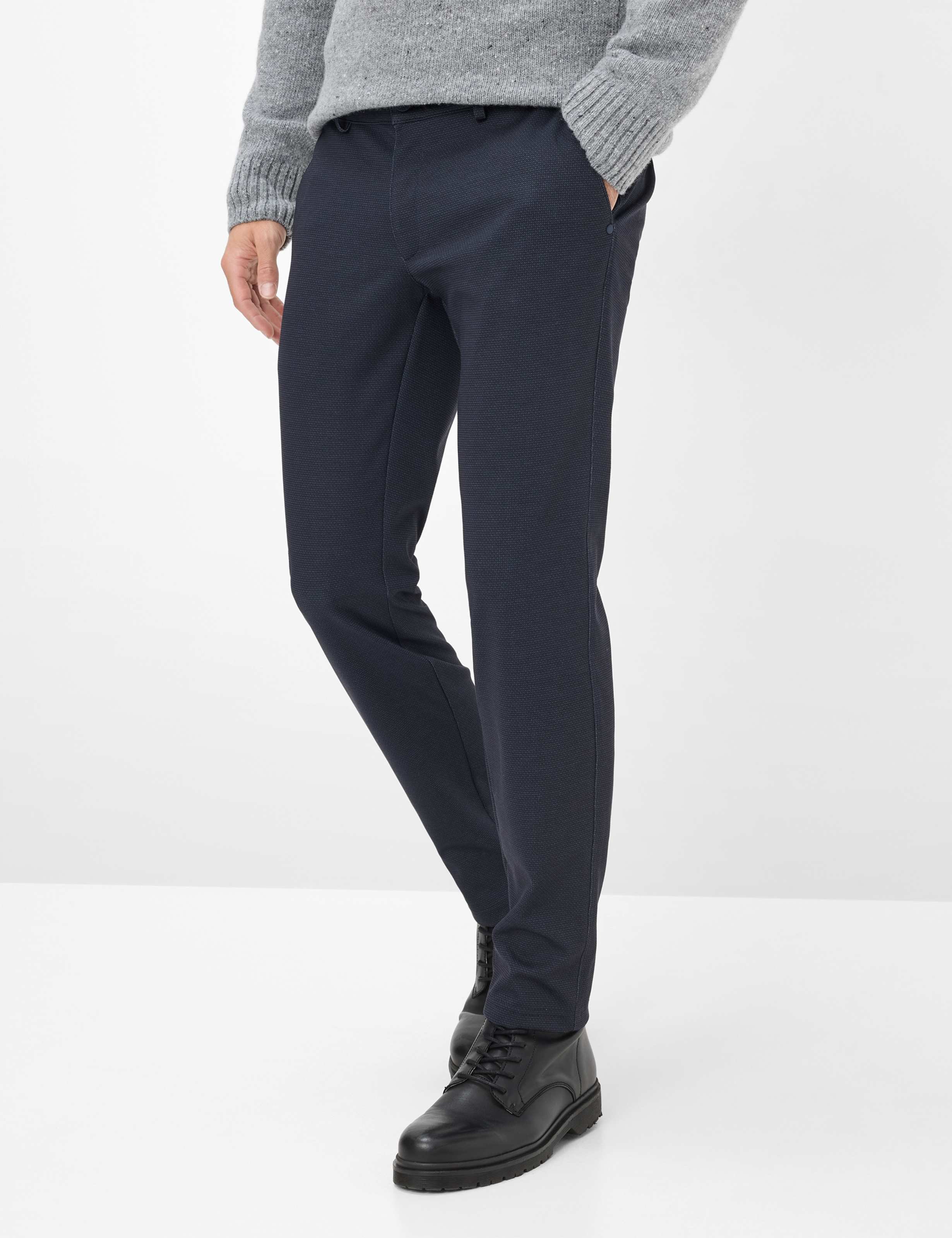 Brax Herren Chino Style SILVIO NAVY, dunkelblau, Gr. 33/36
