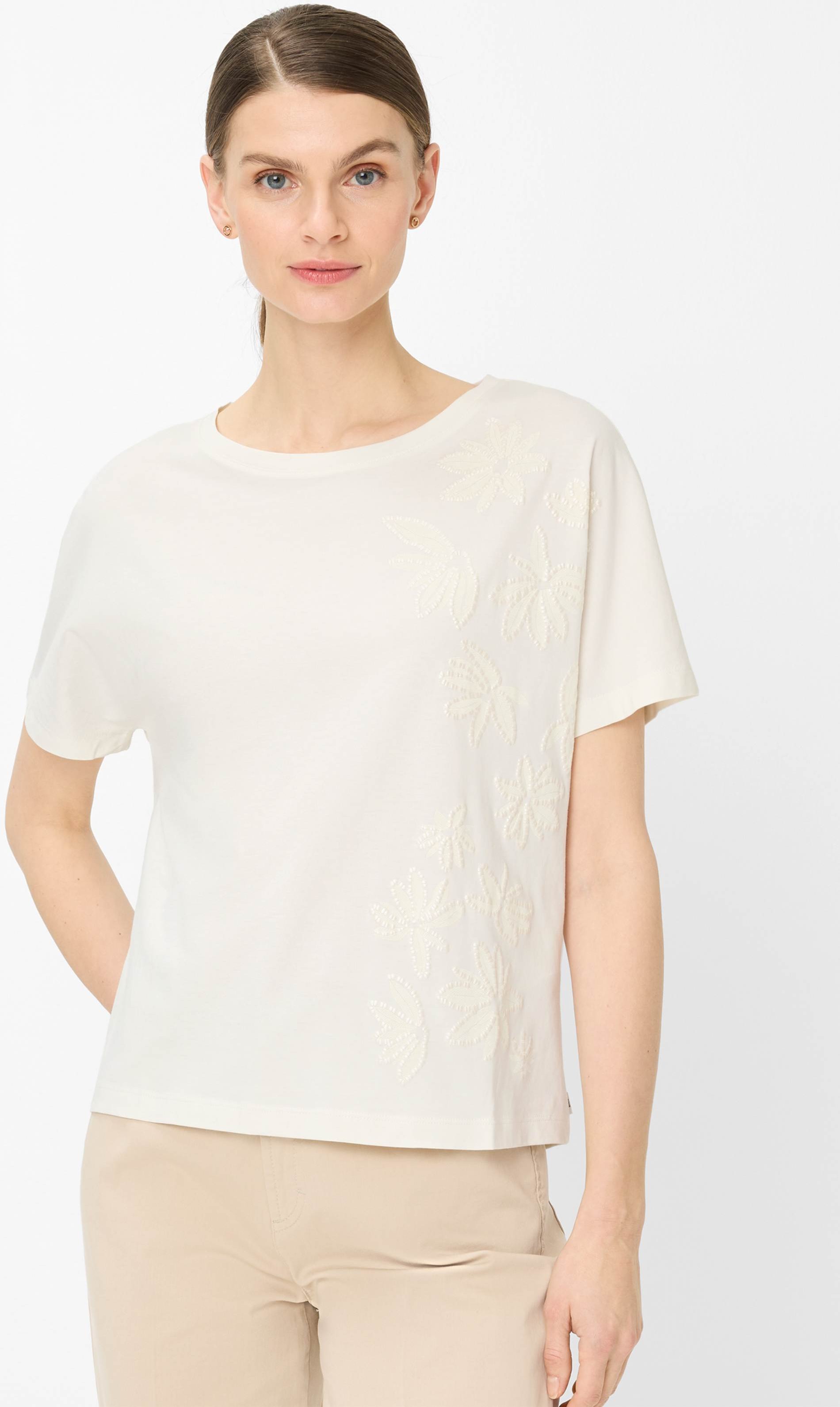 Brax Damen Style CAELEN S soft ecru, cremeweiß, Gr. 44