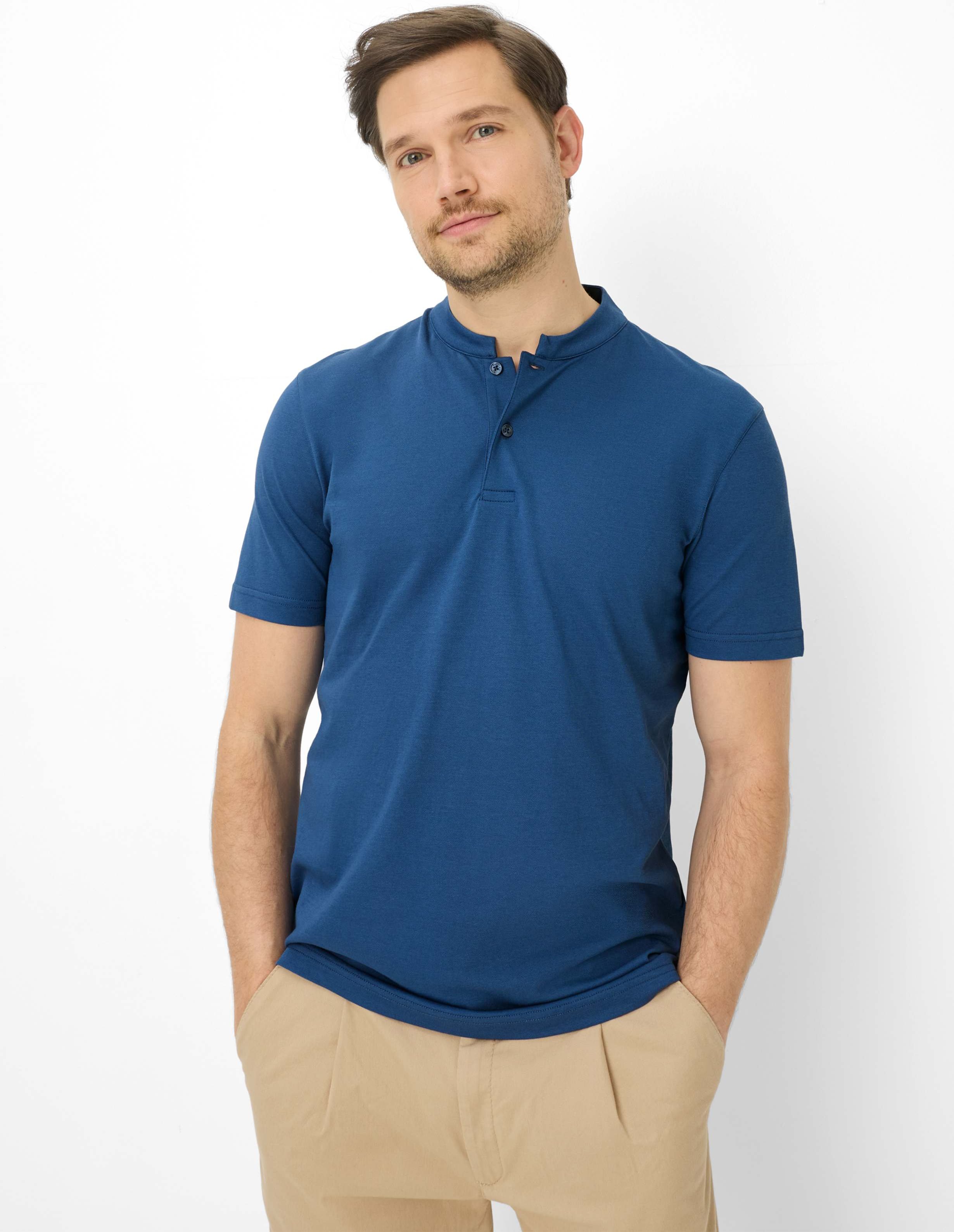 Brax Herren Style PELÉ cove, Blau, Gr. XXXL