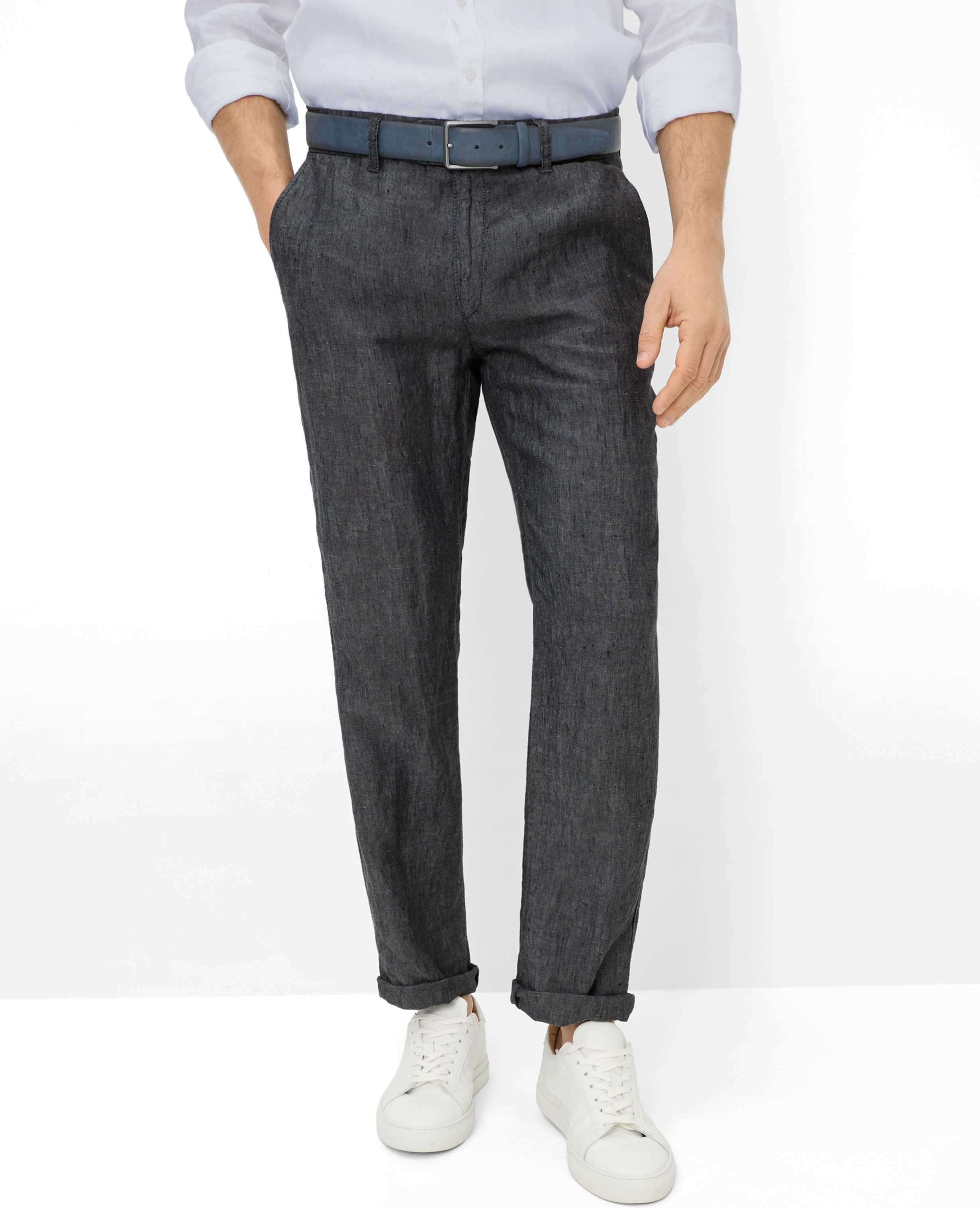 Brax Herren Hose Style EVANS GRAPHIT, dunkelgrau, Gr. 102