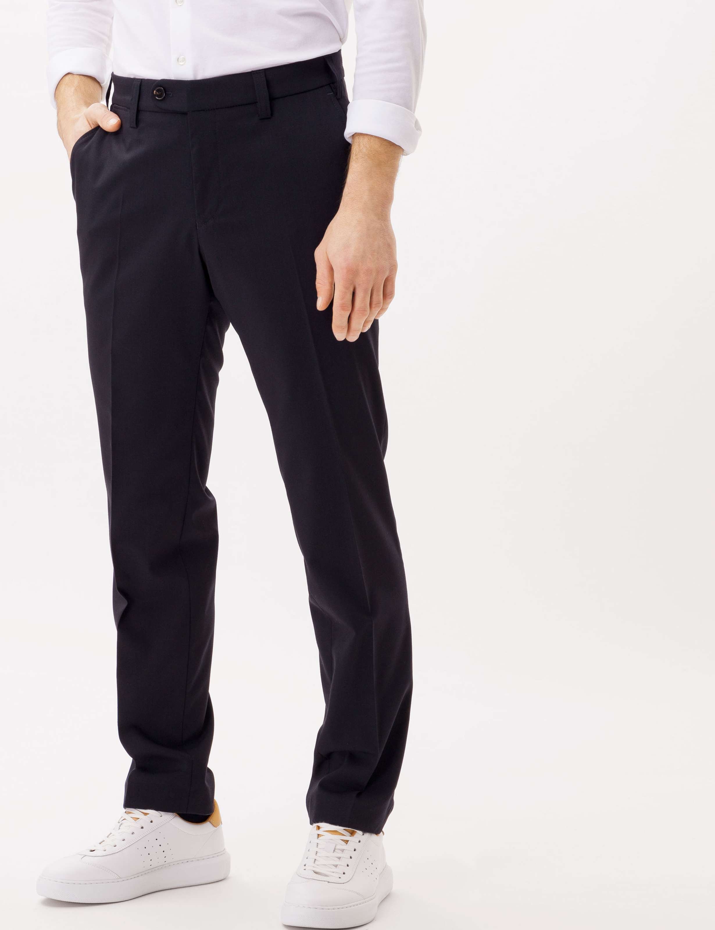 Thumbnail - Eurex by Brax Herren Flatfronthose Style JAN NAVY, dunkelblau, Gr. 24