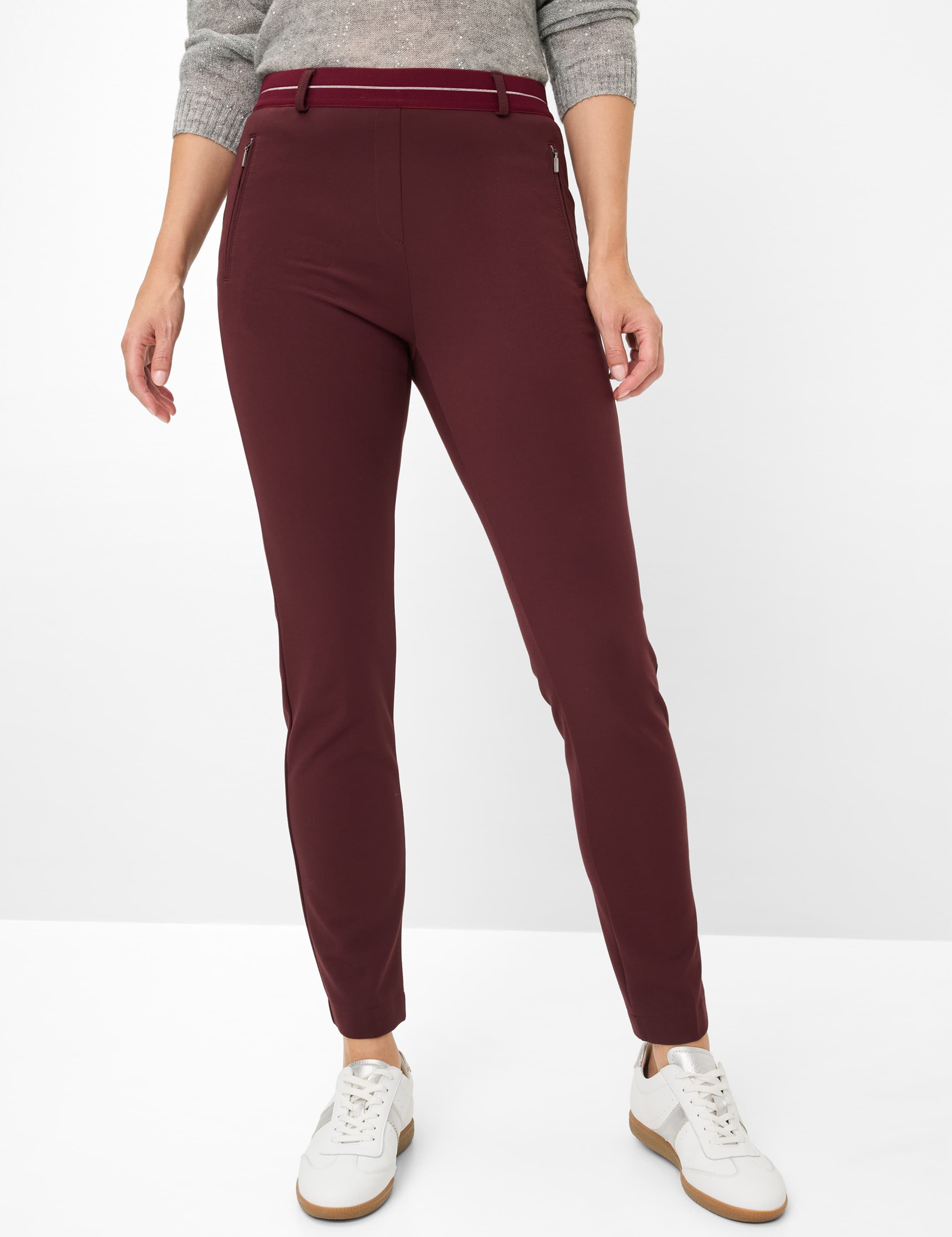 Thumbnail - Raphaela by Brax Damen Schlupfhose Style LILLYTH AMARONE, dunkelrot, Gr. 38K
