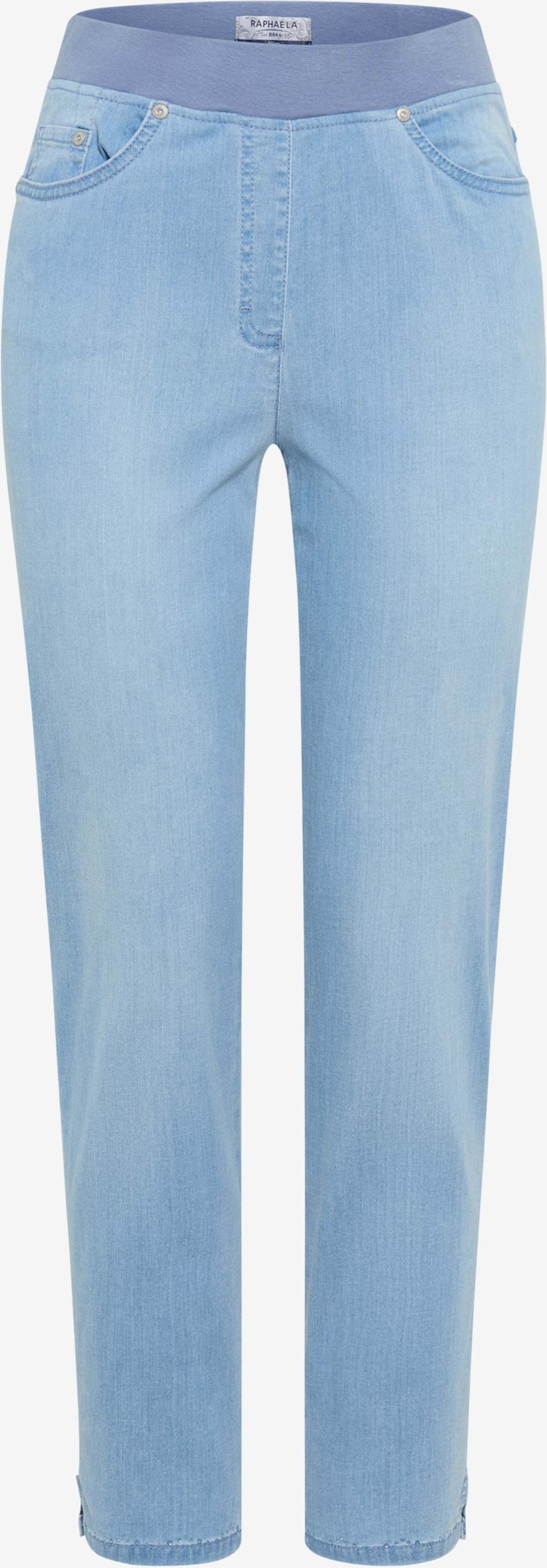 Raphaela by Brax Damen Style PAMINA 6/8 BLEACHED LIGHT BLUE SLIGHTUSED, denim hellblau, Gr. 38