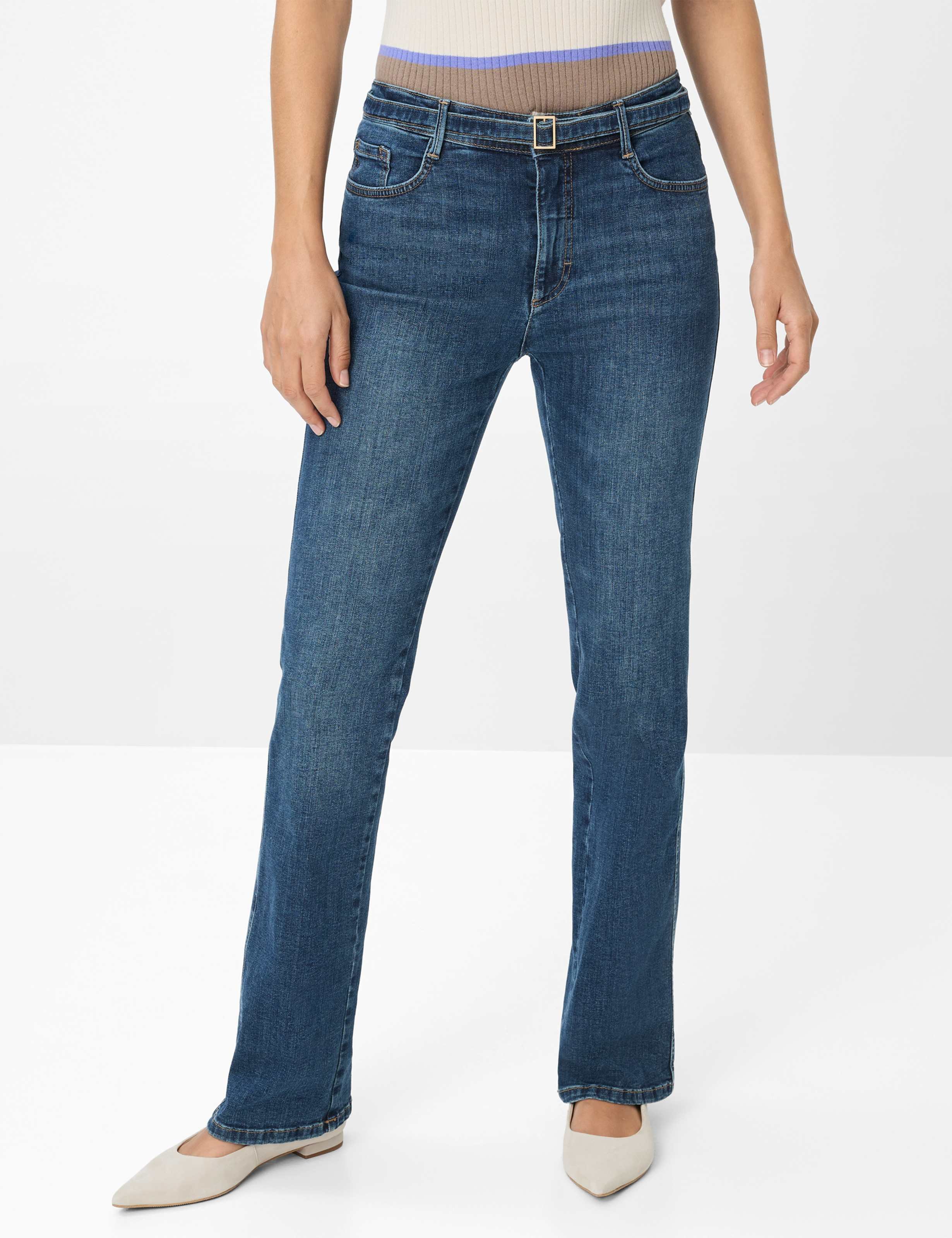 Thumbnail - Brax Damen Boot Style MARY USED STONE BLUE, denim blau, Gr. 46L