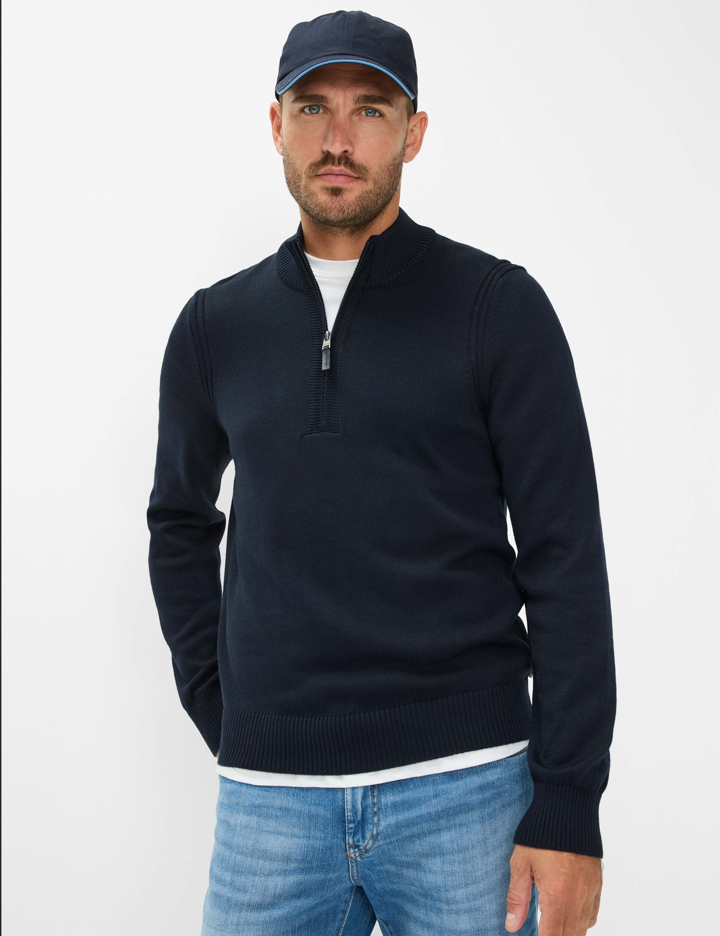 Thumbnail - Brax Herren Style STEFFEN navy, dunkelblau, Gr. L