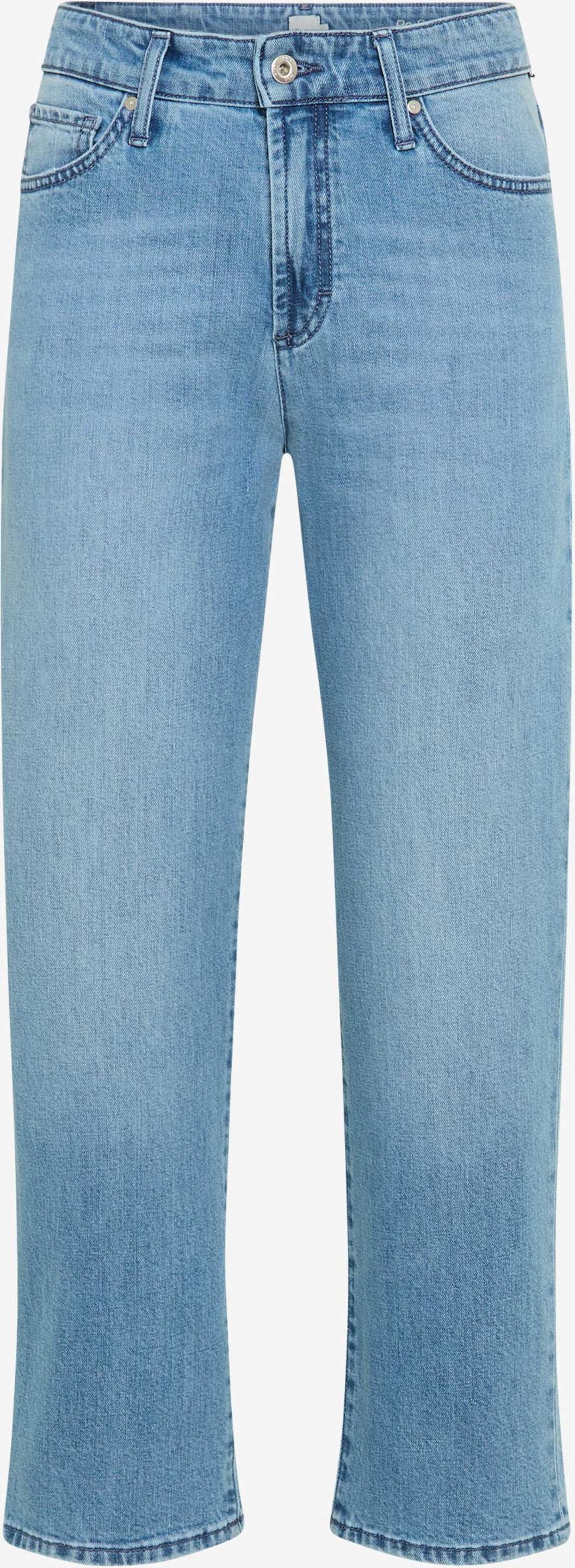 Brax Damen Five-Pocket-Hose Style MADISON S USED BLEACHED BLUE, denim hellblau, Gr. 34