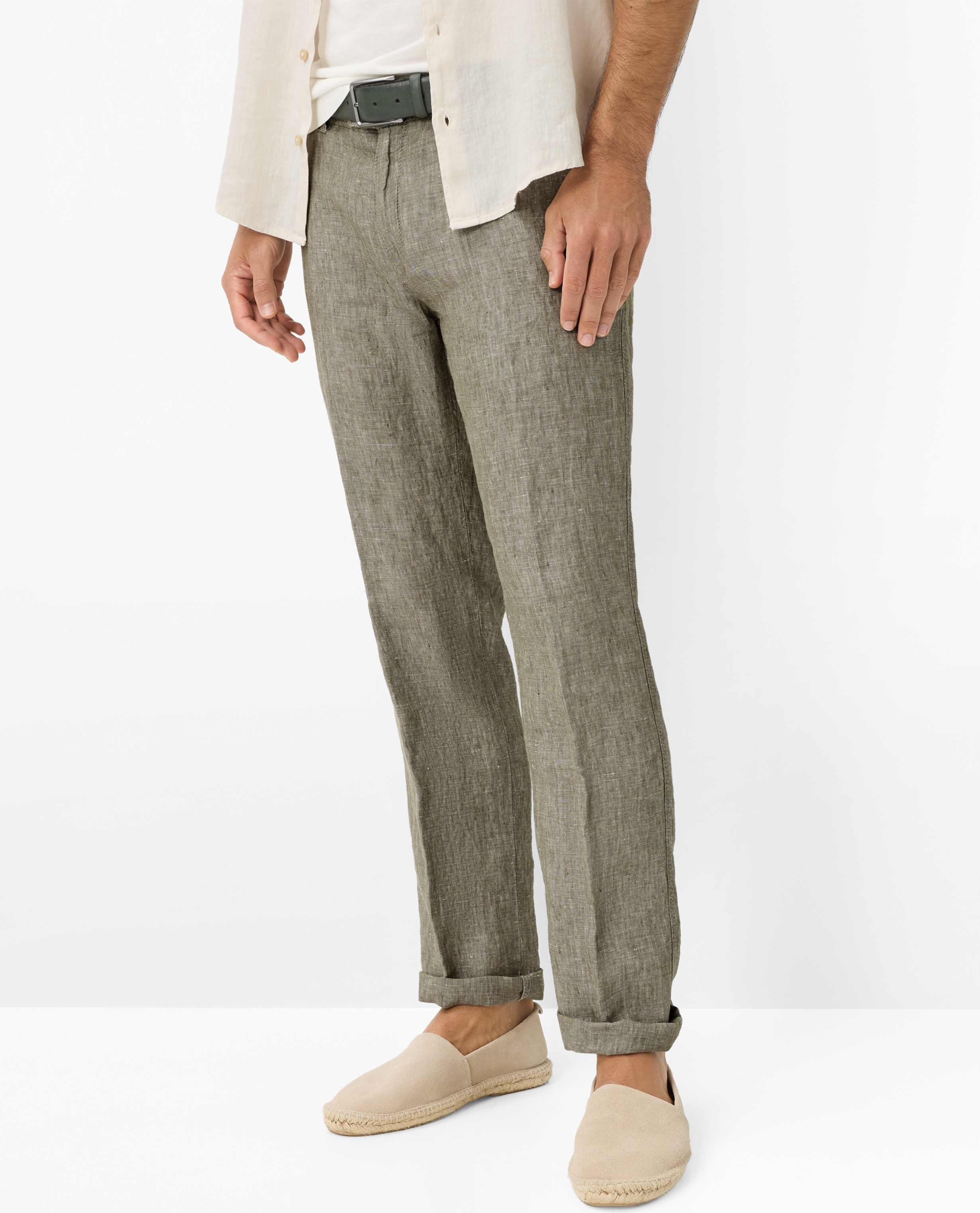 Brax Herren Chino Style EVANS JUNGLE Grün Khaki, grün - khaki, Gr. 23