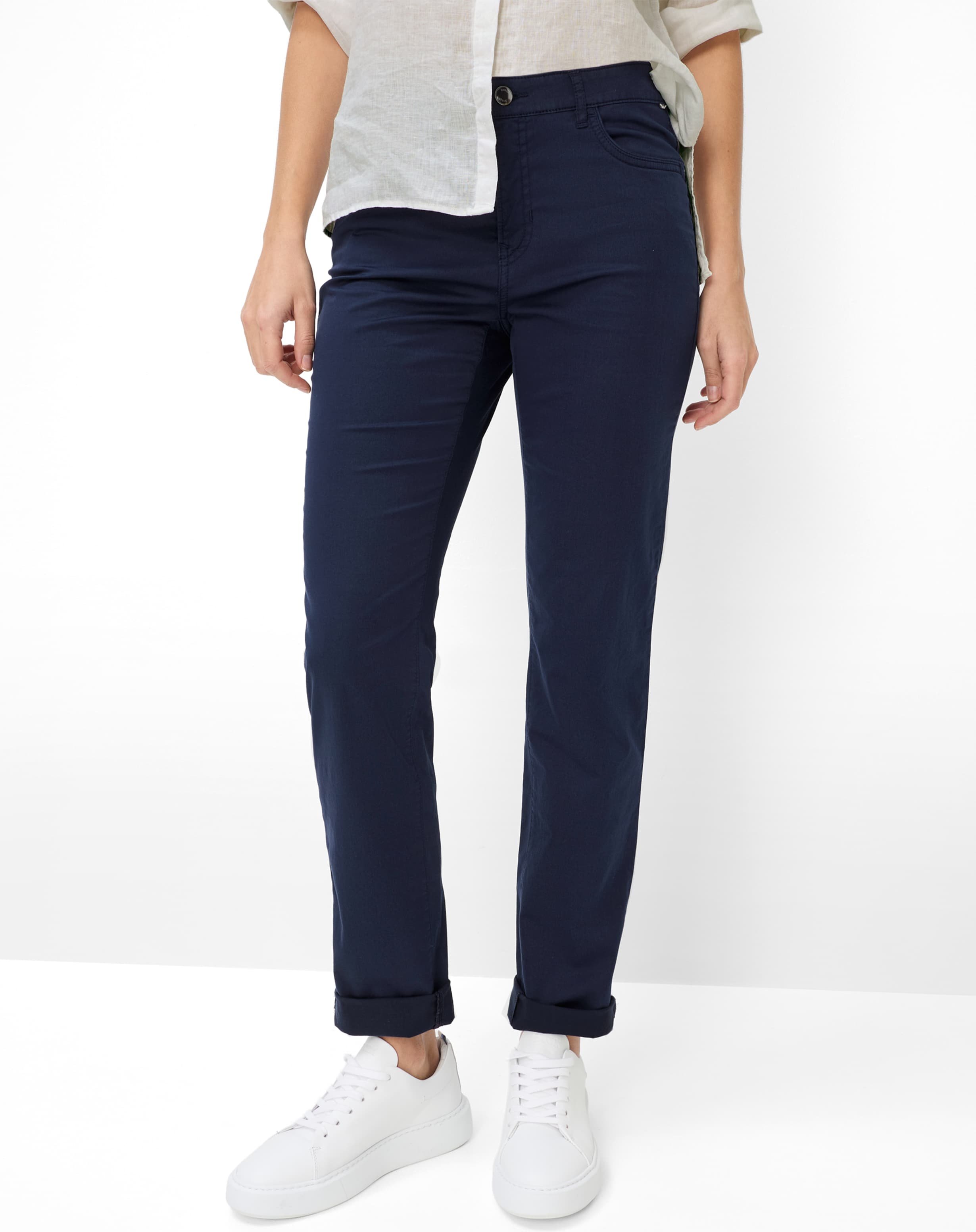 Brax Damen Five-Pocket-Hose Style MARY NAVY, dunkelblau, Gr. 34