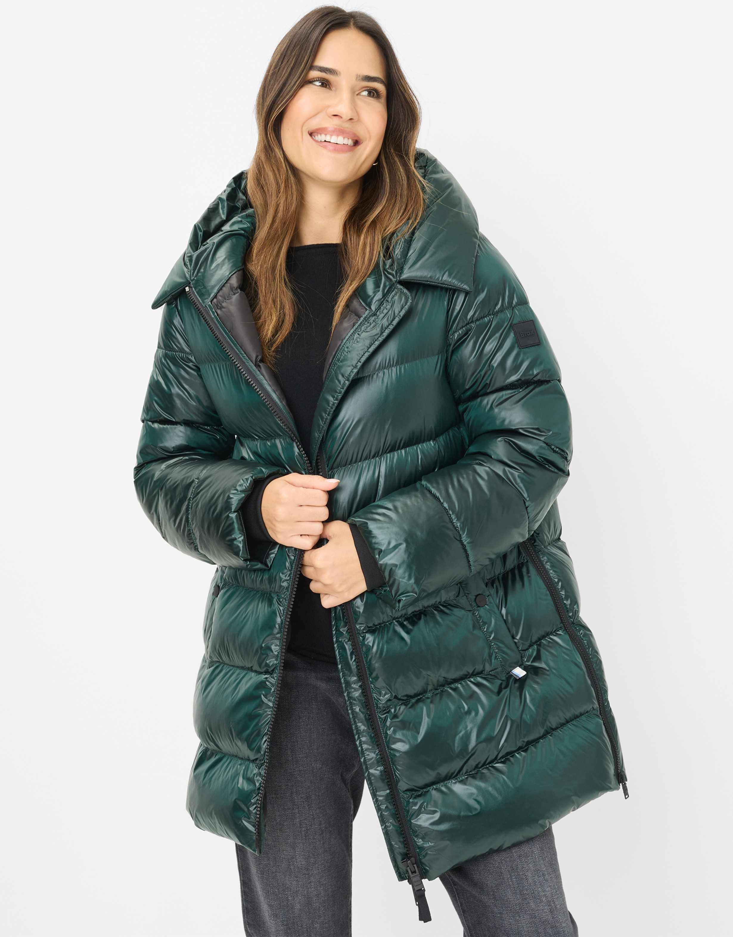 Thumbnail - Brax Damen Steppjacke Style TORONTO deep forest, dunkelgrün, Gr. 34