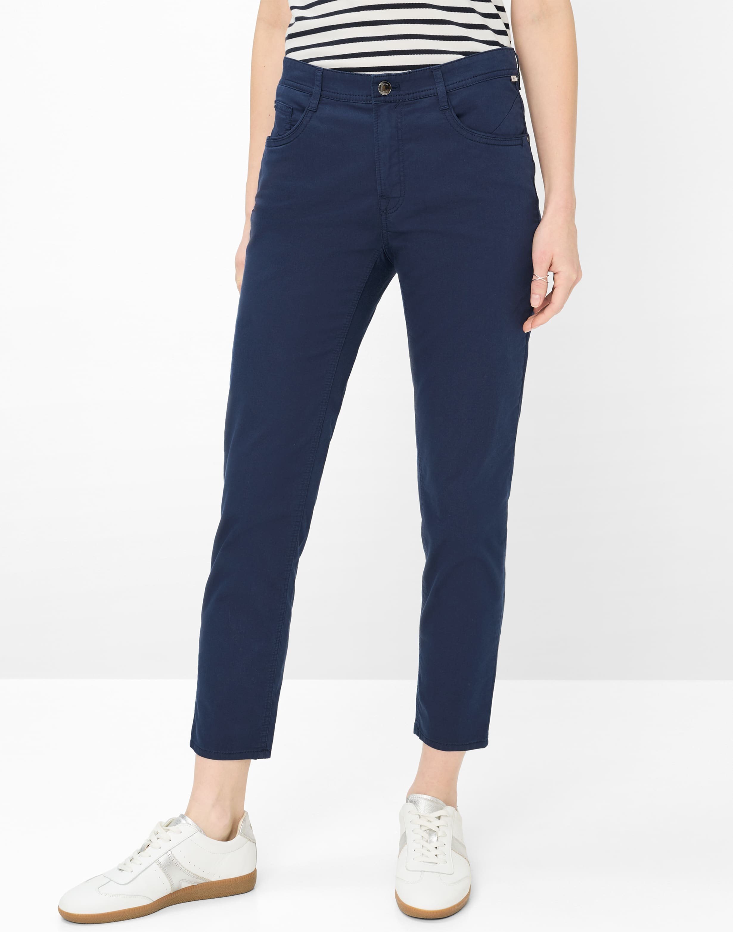 Brax Damen Five-Pocket-Hose Style MARY S NAVY, dunkelblau, Gr. 36K