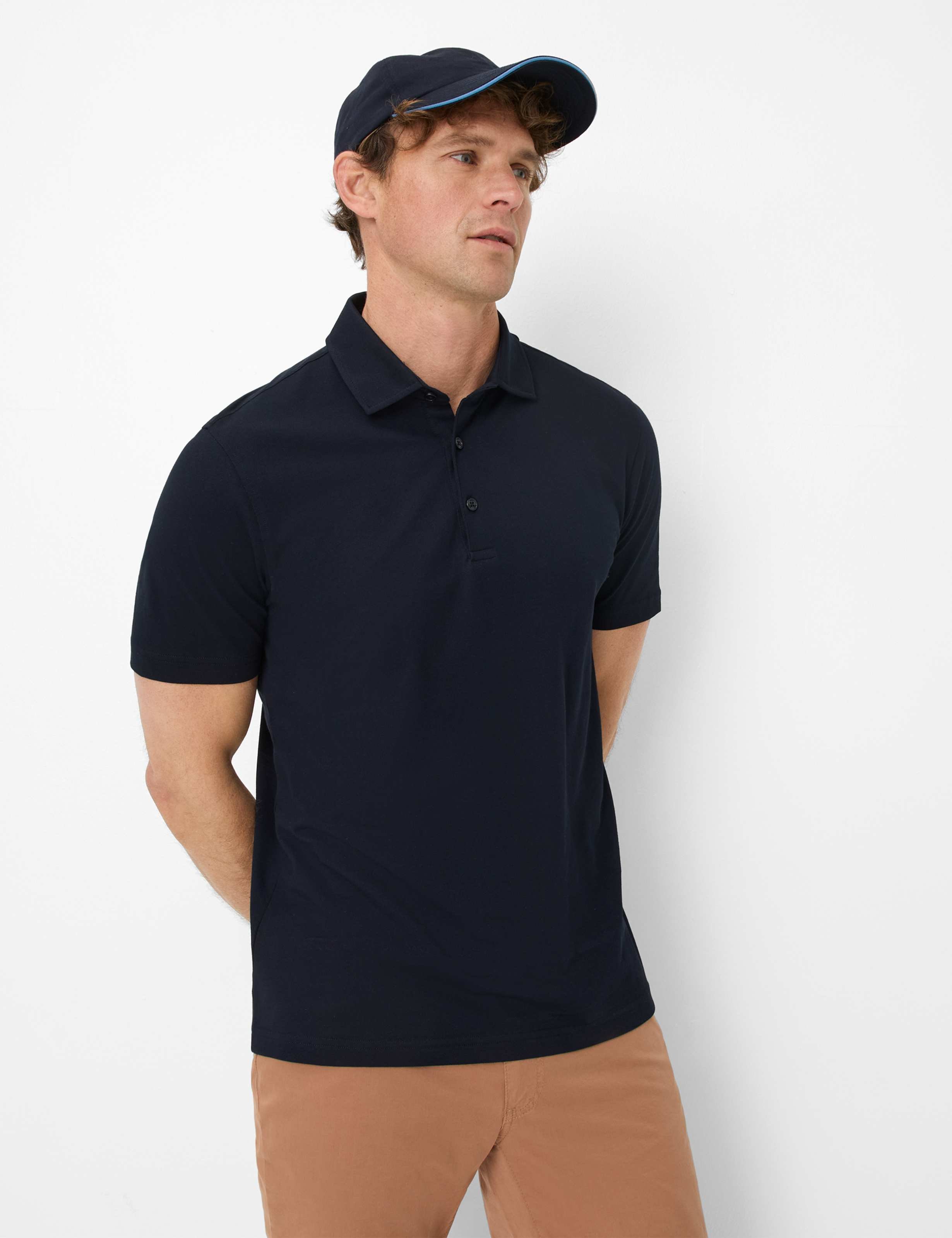 Brax Herren Polo Style PEPE navy, dunkelblau, Gr. 6XL