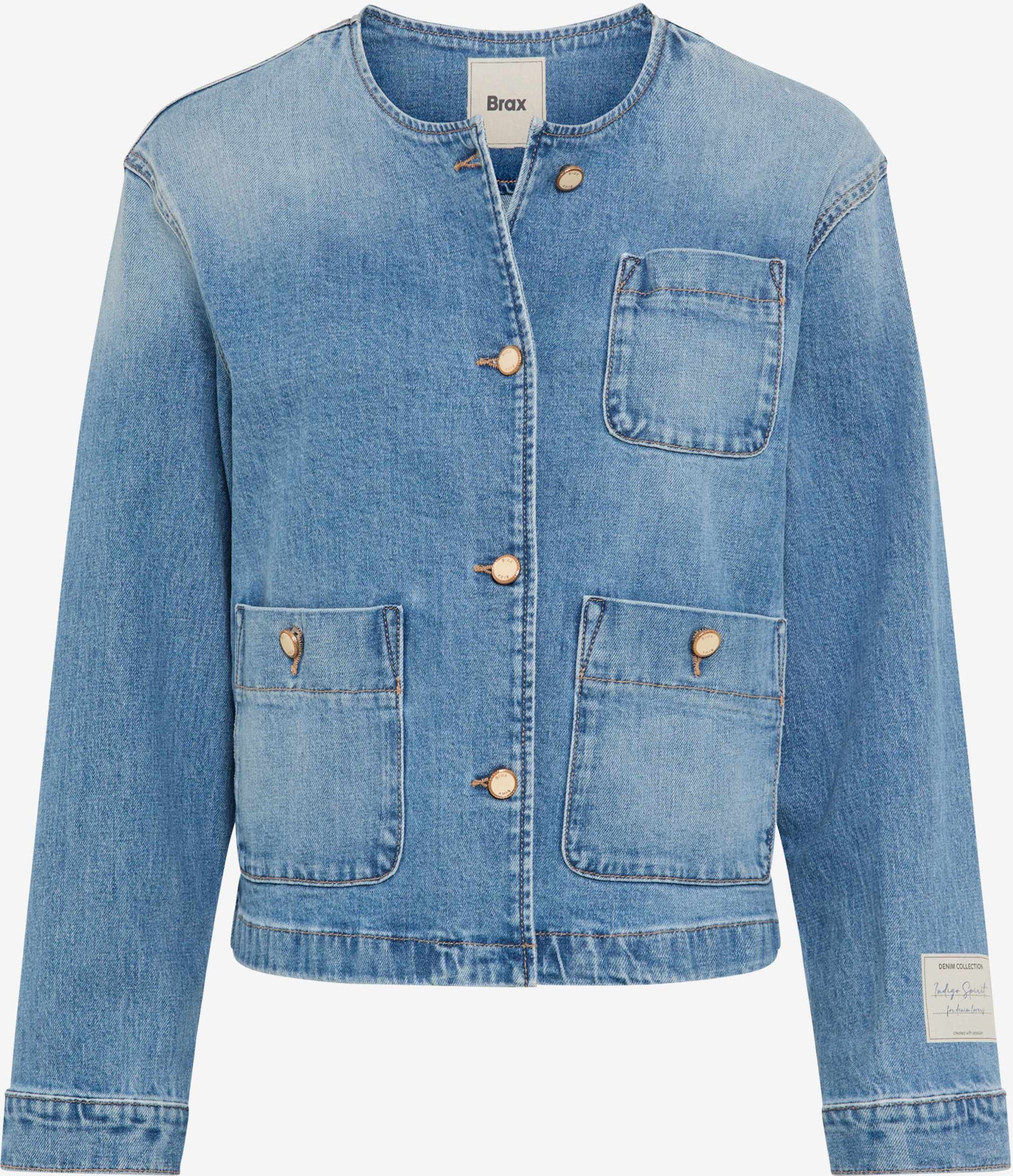 Brax Damen Jeans Style PARIS, denim hellblau, Gr. 42