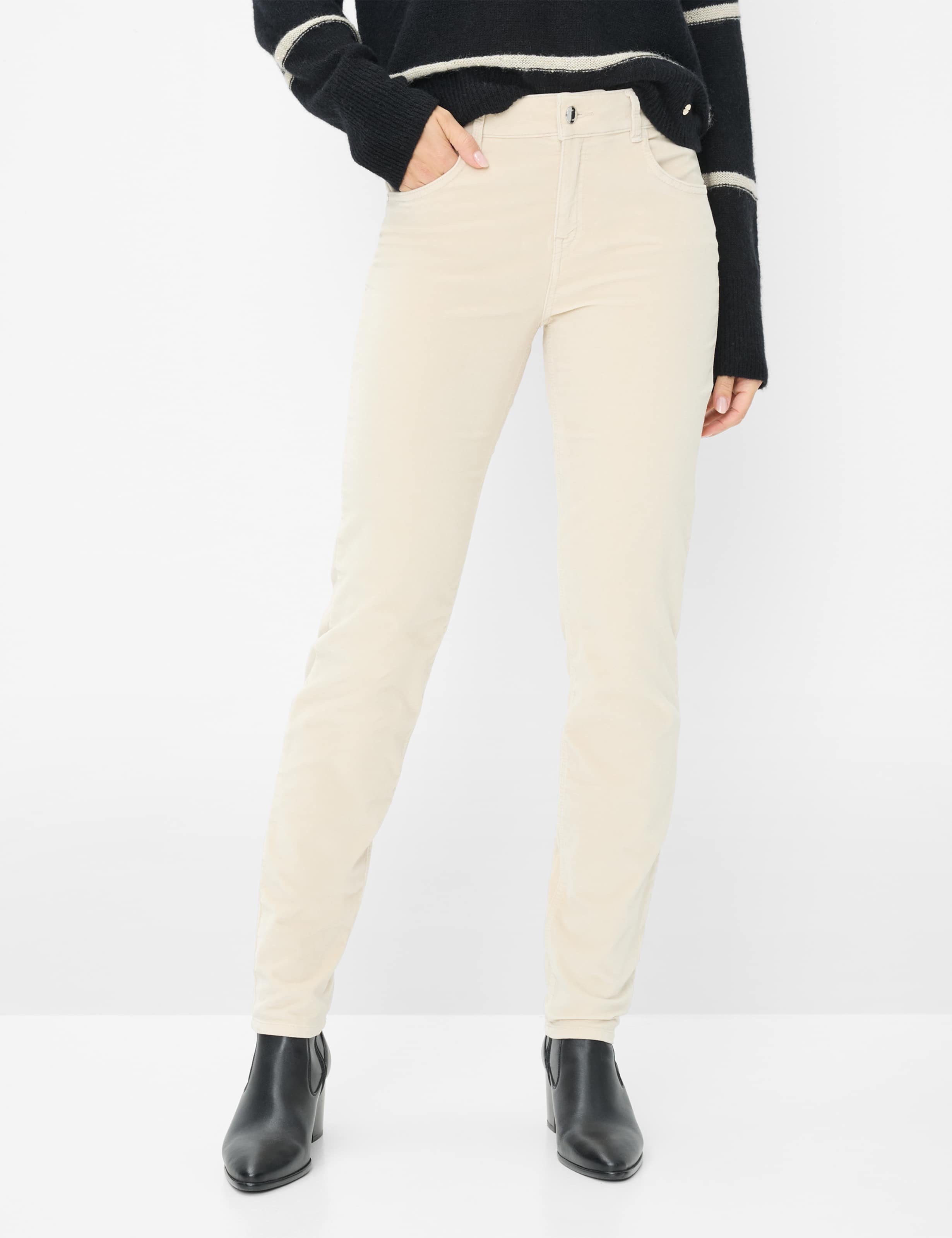 Thumbnail - Brax Damen Röhrenjeans Style SHAKIRA CANVAS, cremeweiß, Gr. 42L