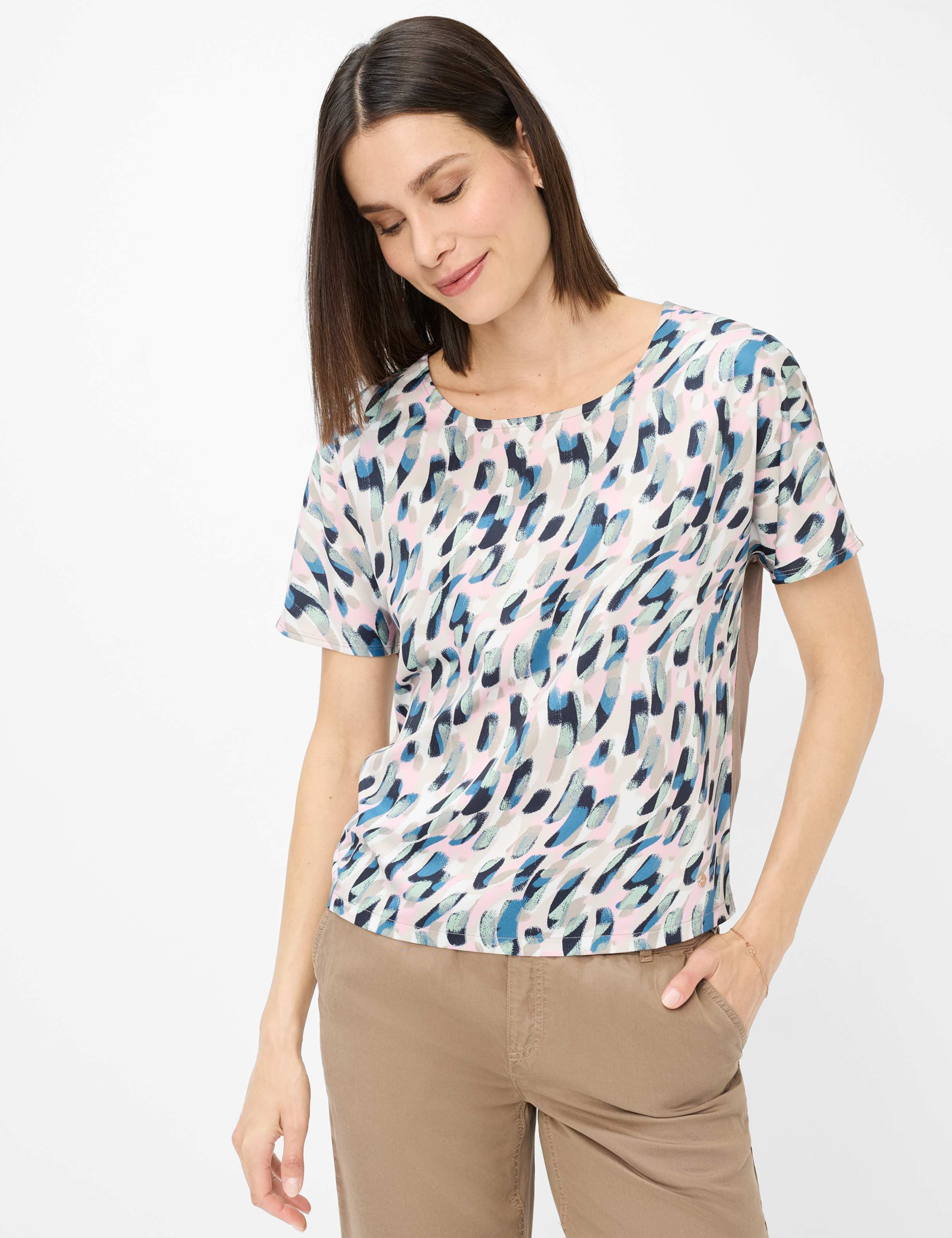 Thumbnail - Brax Damen Style CAELEN taupe, mehrfarbig, Gr. 46