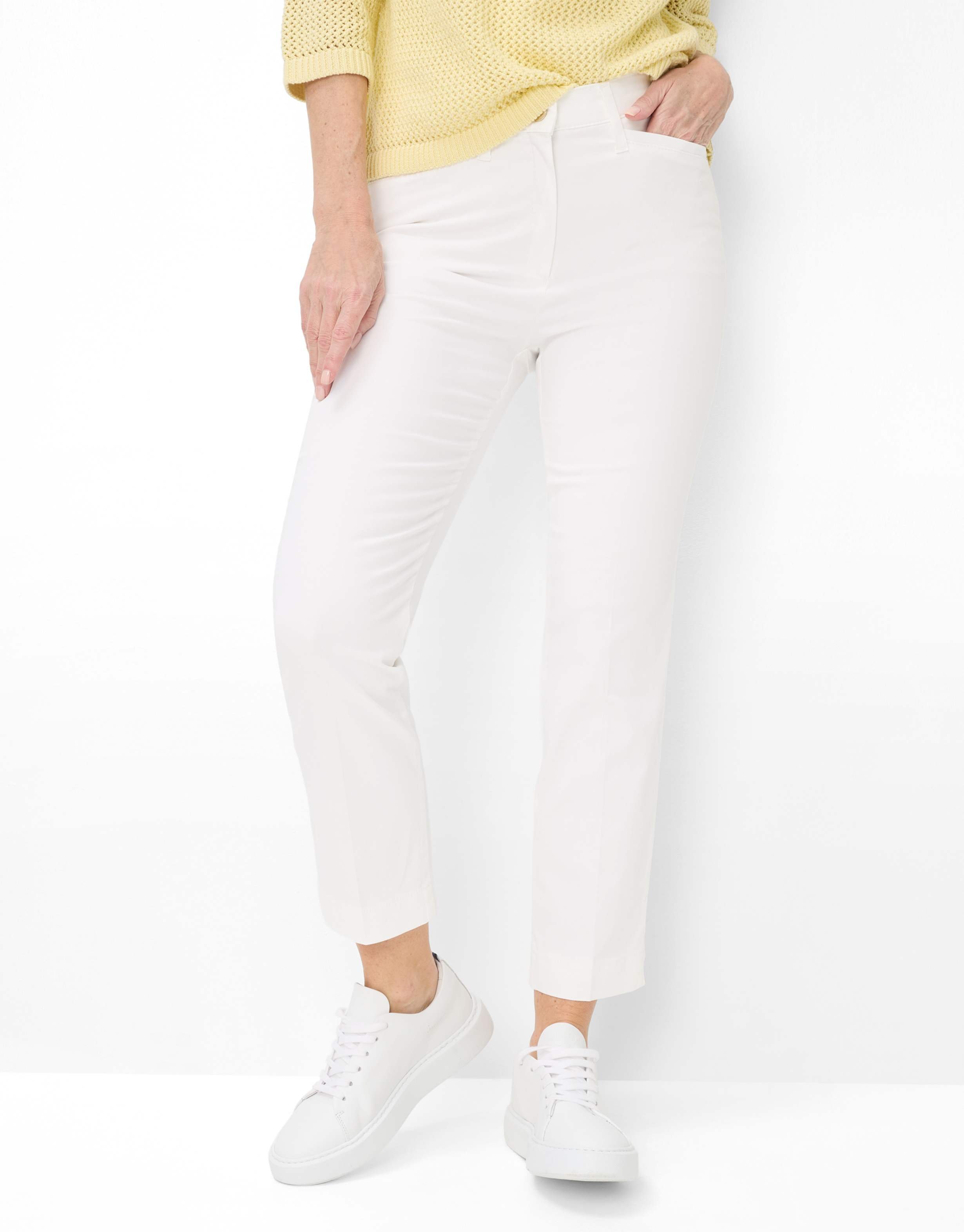 Raphaela by Brax Damen Cityhose Style LORELLA WHITE, weiß, Gr. 46