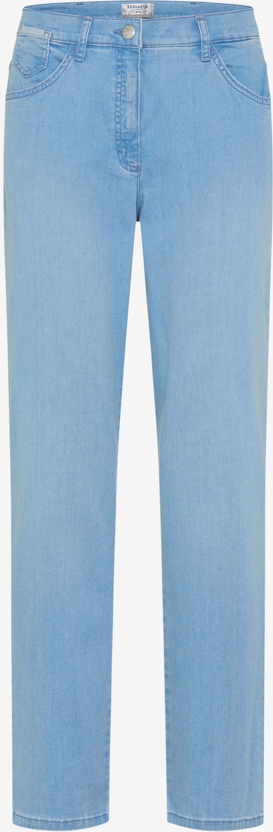 Raphaela by Brax Damen Five-Pocket-Hose Style CORRY BLEACHED LIGHT BLUE SLIGHTUSED, denim hellblau, Gr. 40