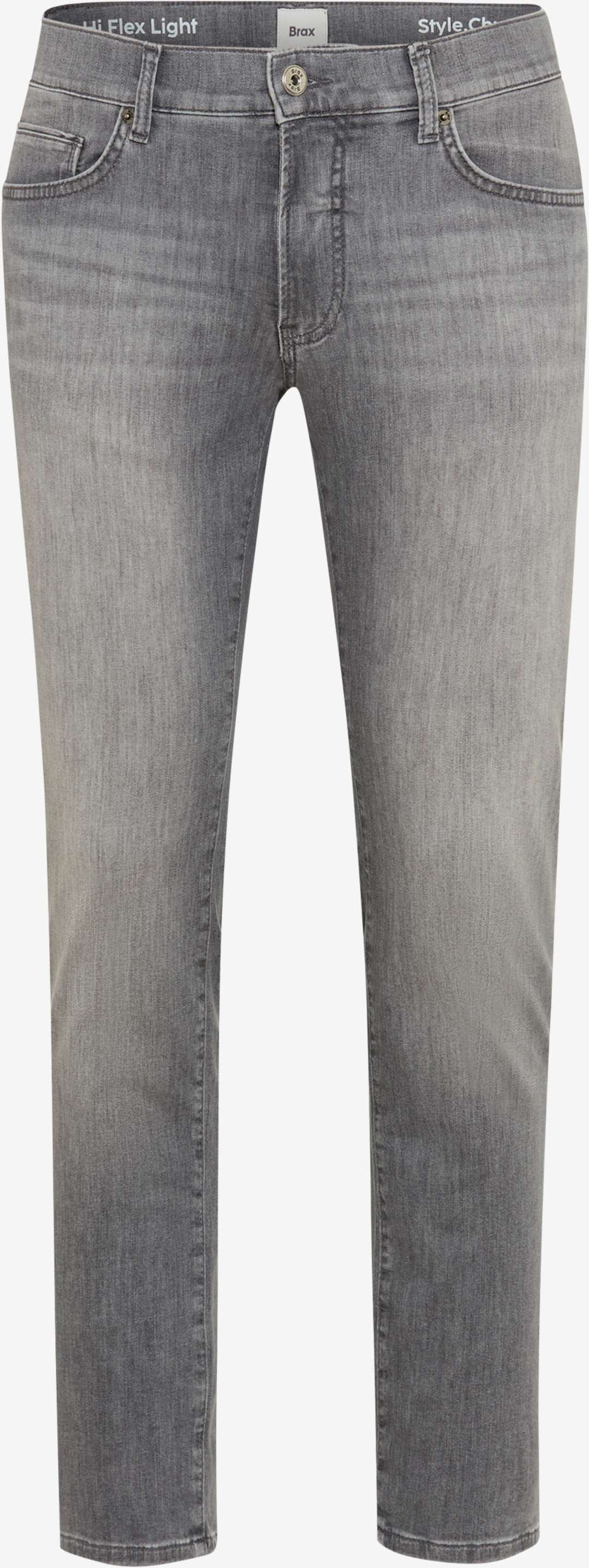 Brax Herren Five-Pocket-Hose Style CHUCK SILVER GREY USED, denim hellgrau, Gr. 42/36
