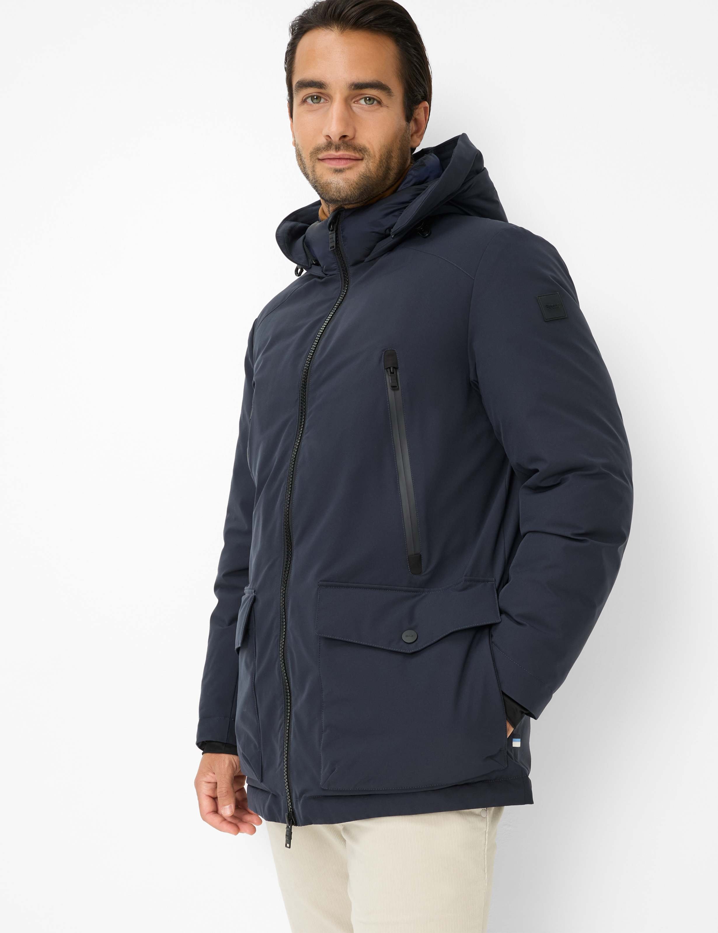 Thumbnail - Brax Herren Parka Style COSIMO navy, dunkelblau, Gr. M