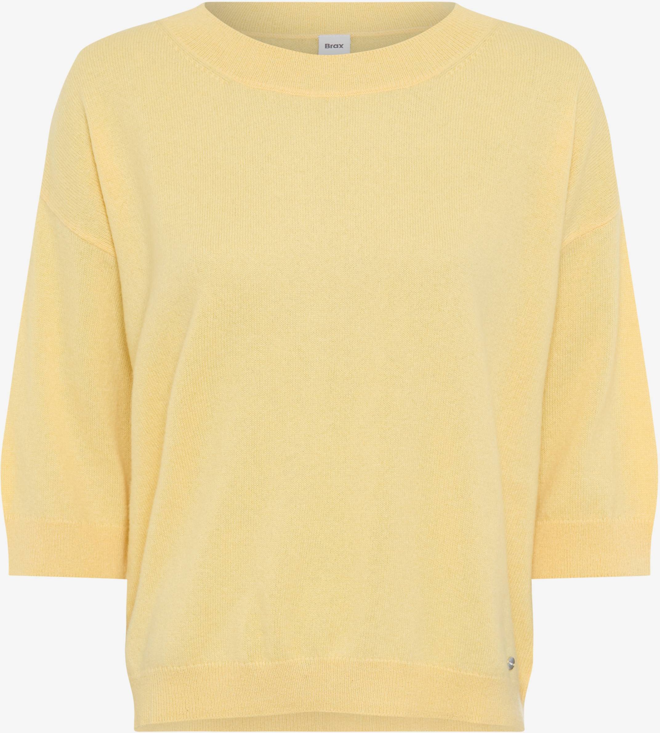 Brax Damen Pullover Style LISA, gelb, Gr. 36