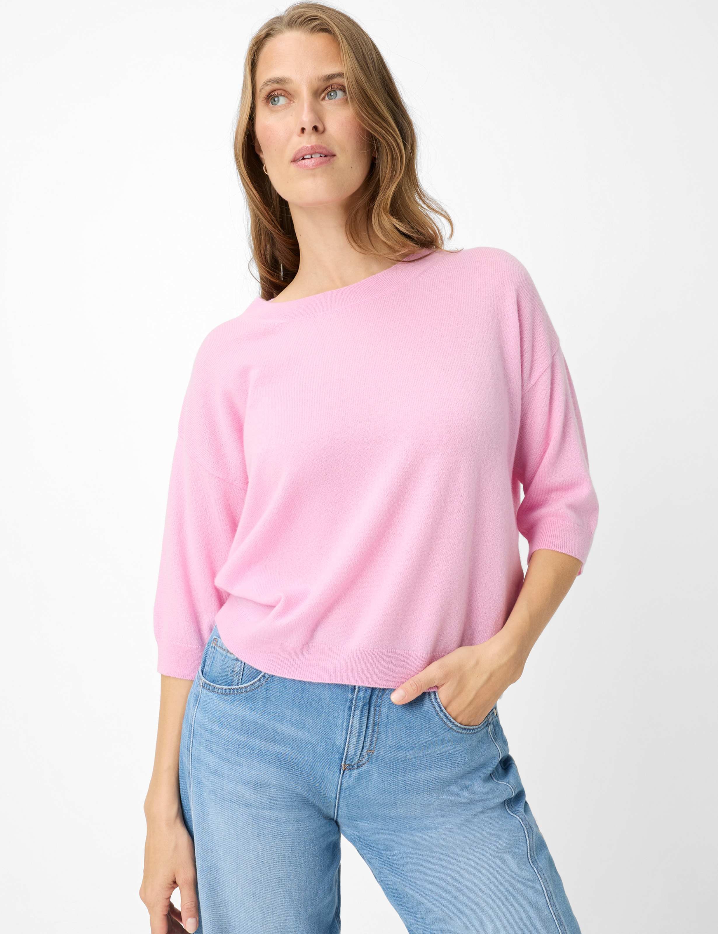 Brax Damen Pullover Style LISA, Rosa, Gr. 38