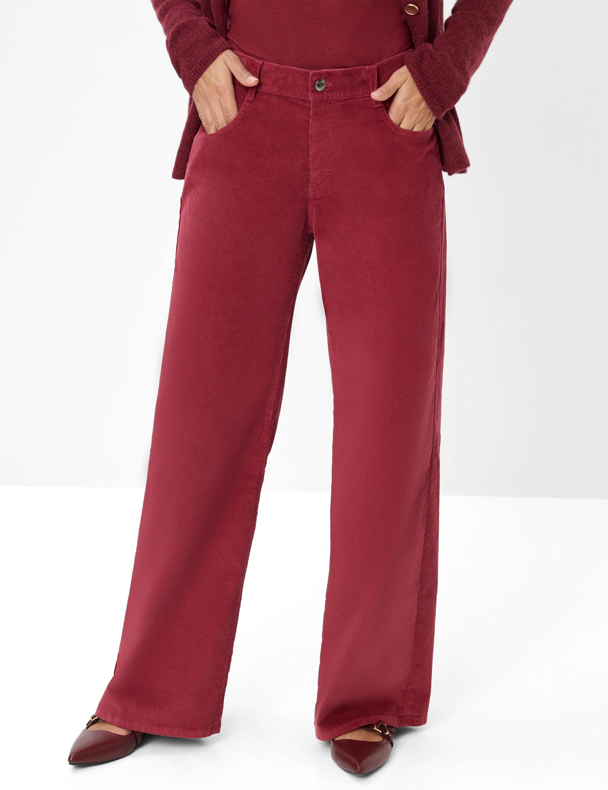 Thumbnail - Brax Damen Cordhose Style MORGAN MULBERRY, dunkelrot, Gr. 44K