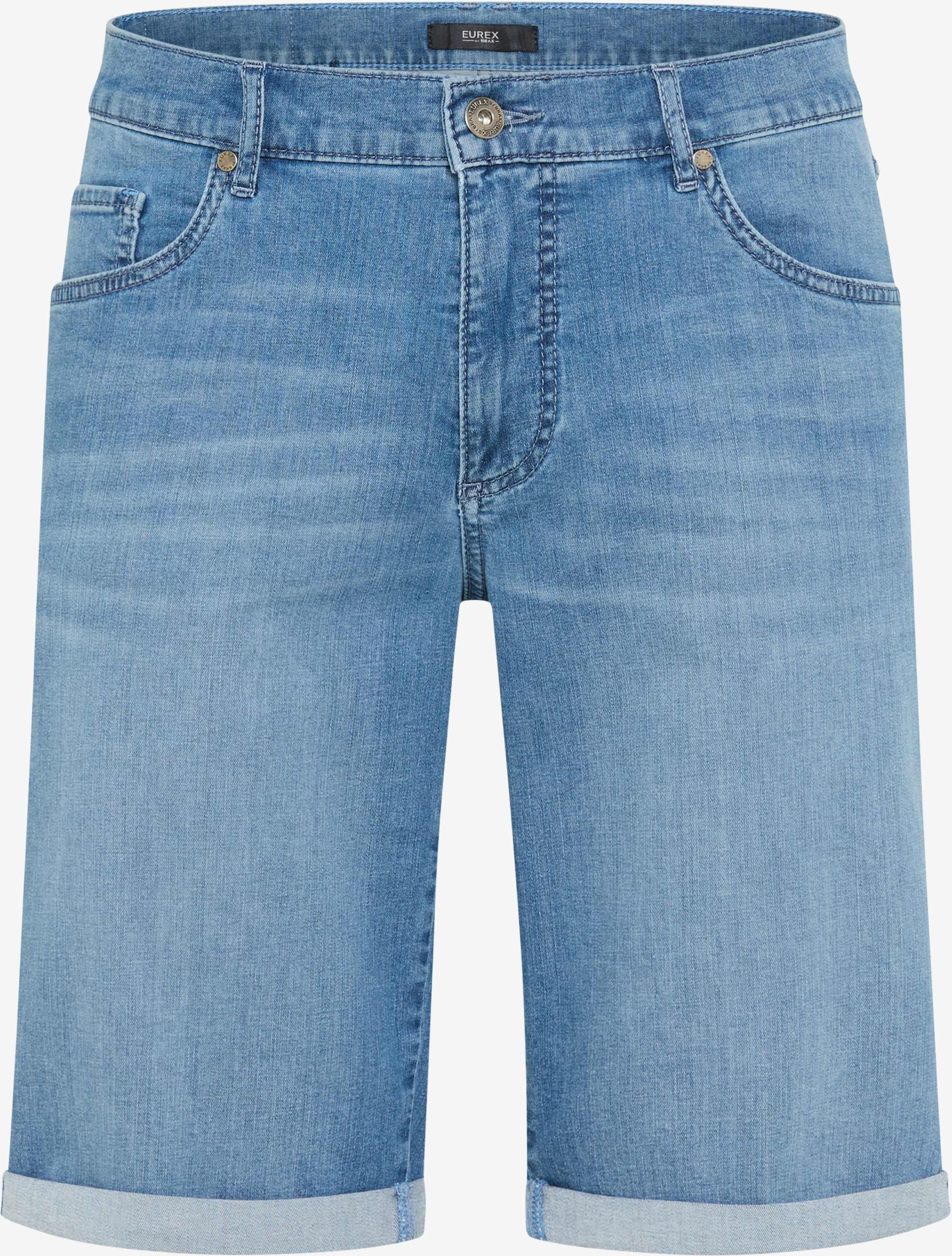 Eurex by Brax Herren Bermuda Style BRAD BLEACHED, denim hellblau, Gr. 58