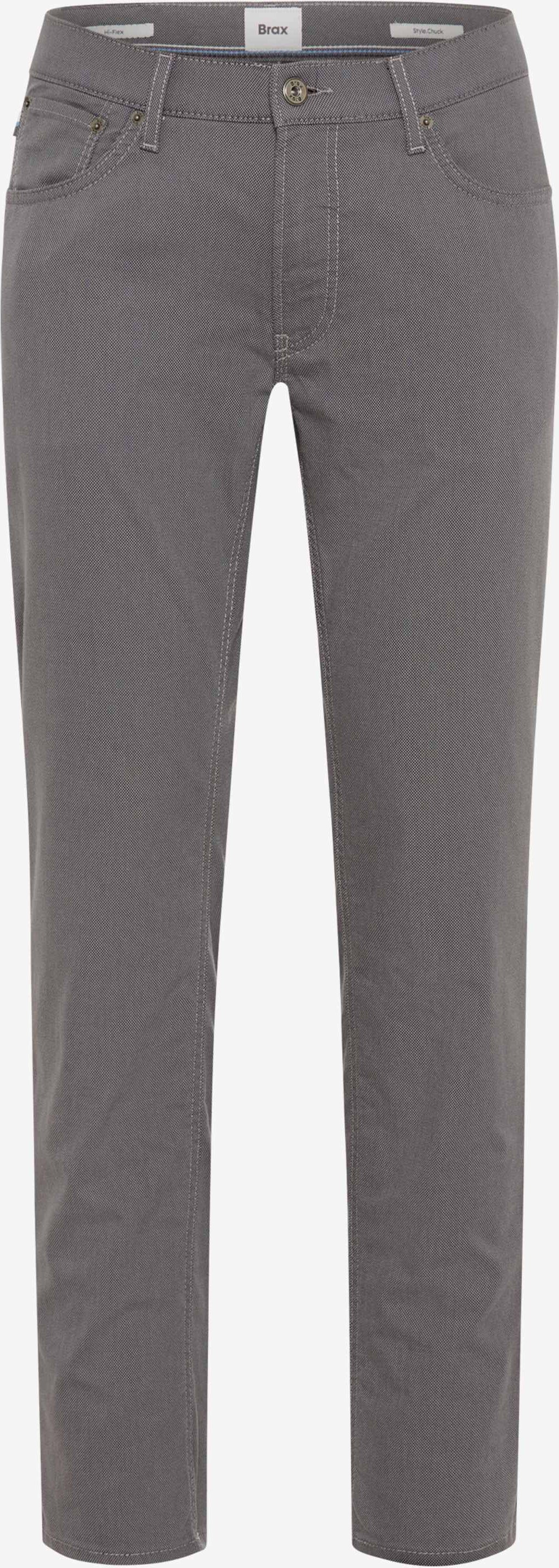 Brax Herren Five-Pocket-Hose Style CHUCK GRAPHIT, dunkelgrau, Gr. 42/32
