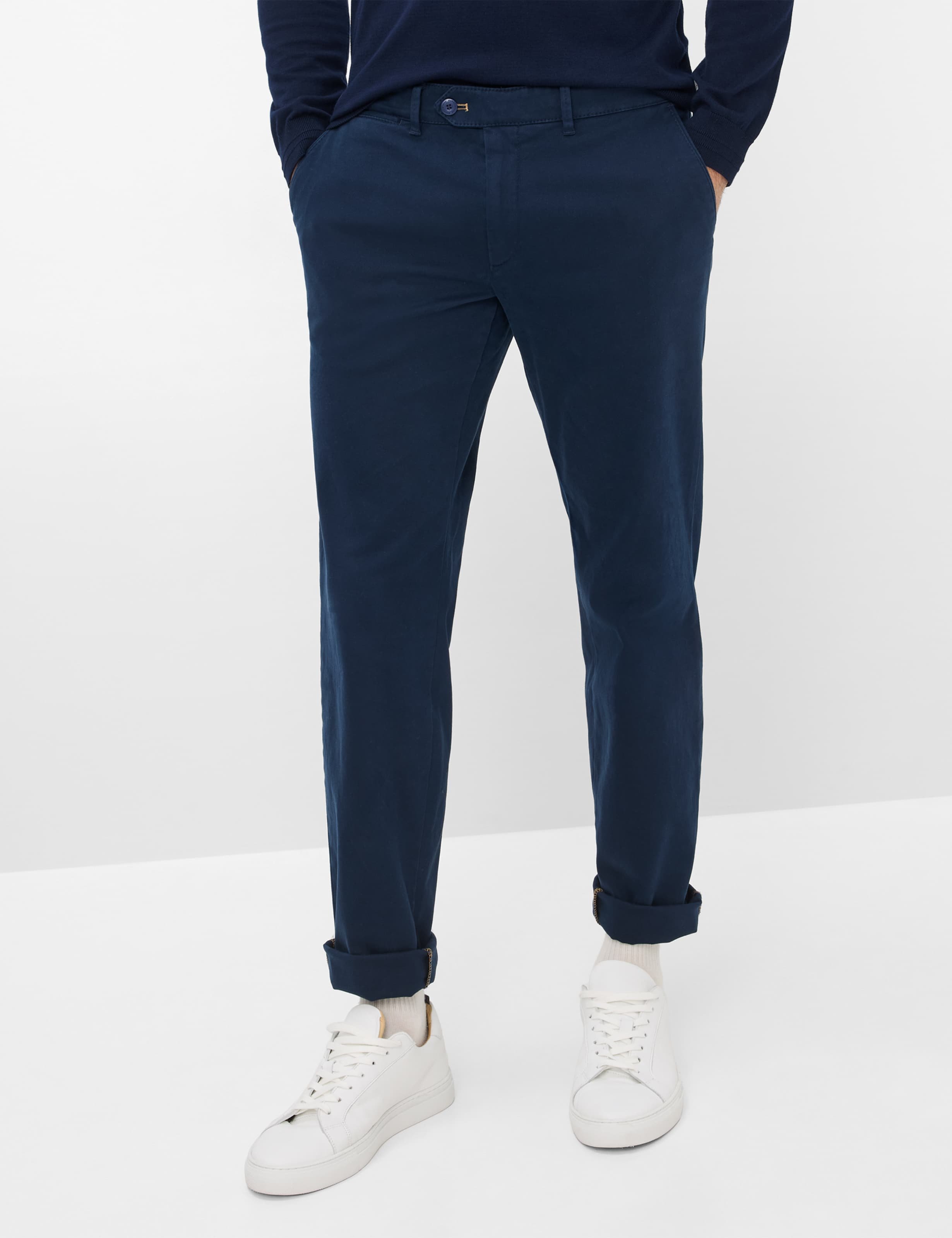 Eurex by Brax Herren Flatfronthose Style JOE NAVY, dunkelblau, Gr. 24