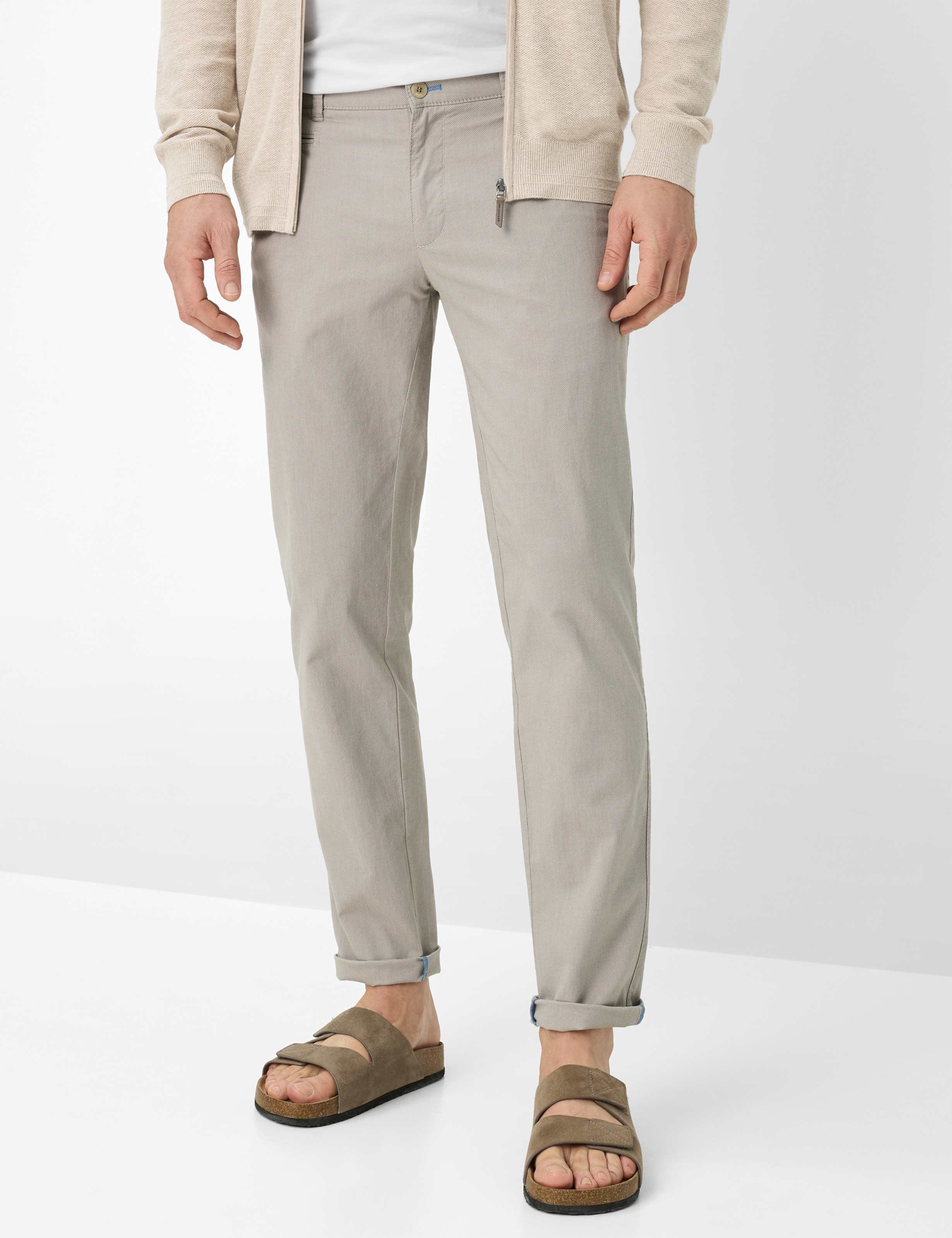 Brax Herren Chino Style FABIO IN BEACH, hellbeige, Gr. 32/34