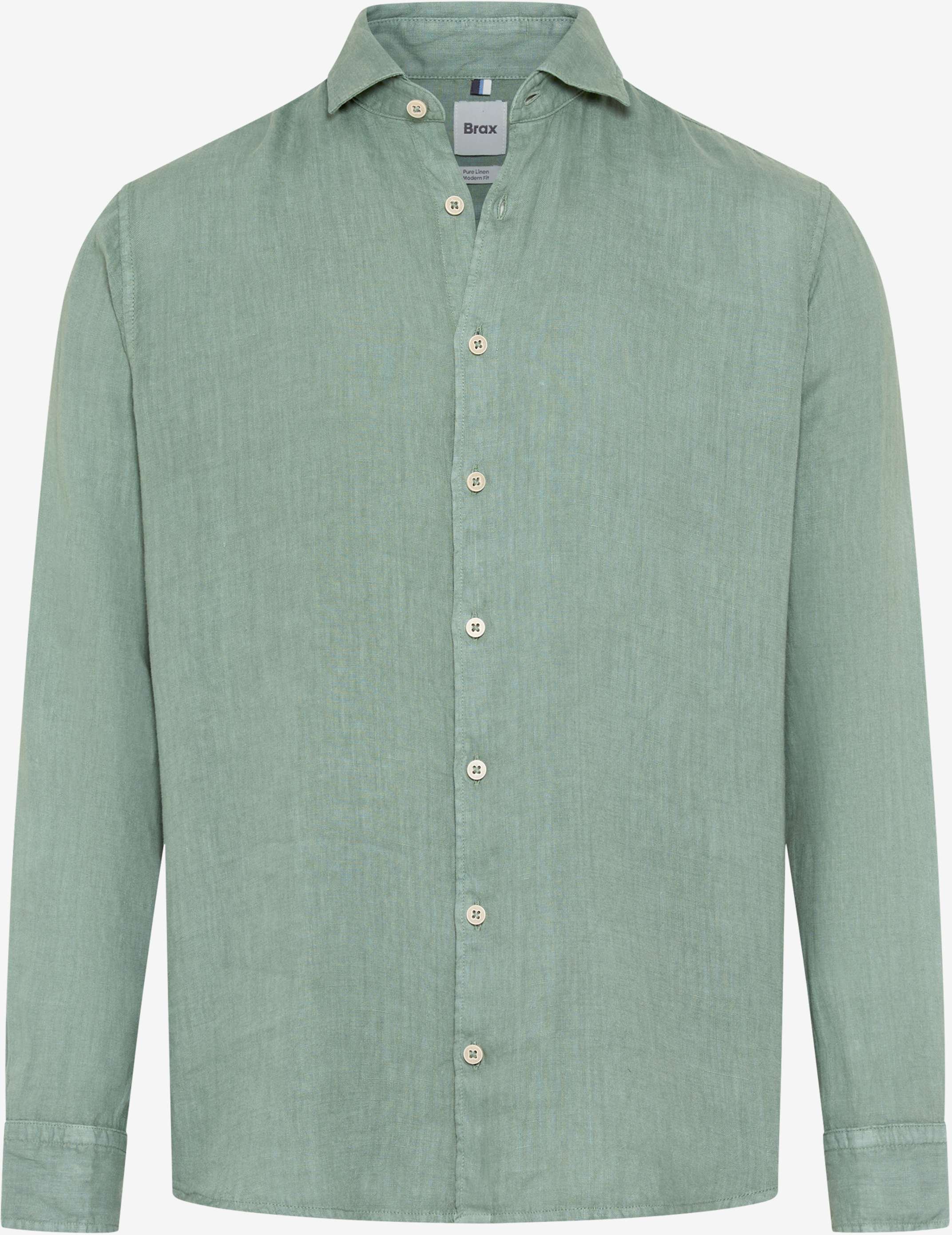 Brax Herren Hemd Style HAROLD thyme, grün, Gr. S