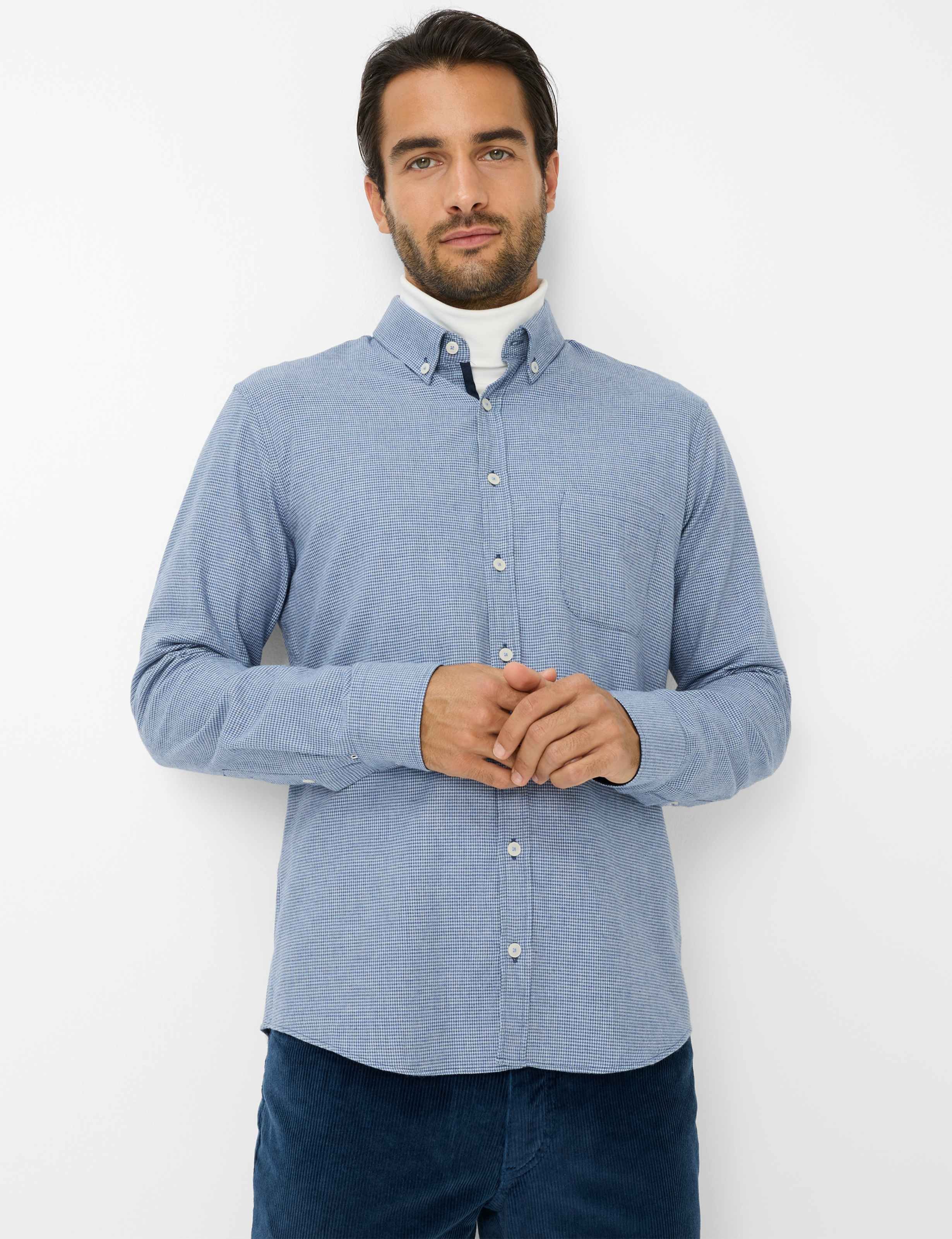 Brax Herren Hemd Style DANIEL sky, hellblau, Gr. XXL