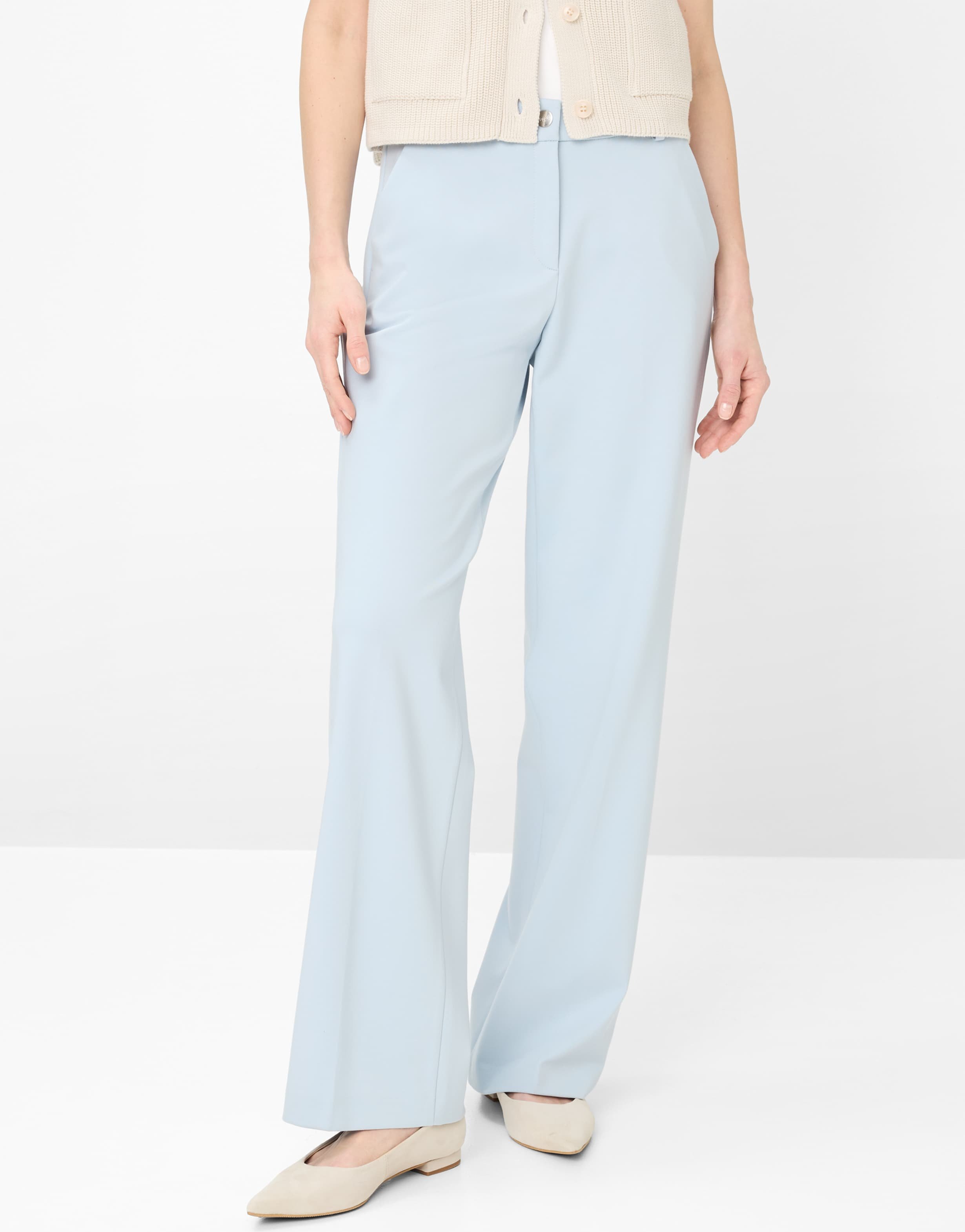 Brax Damen Palazzohose Style MAINE VINTAGE BLUE, hellblau, Gr. 40L