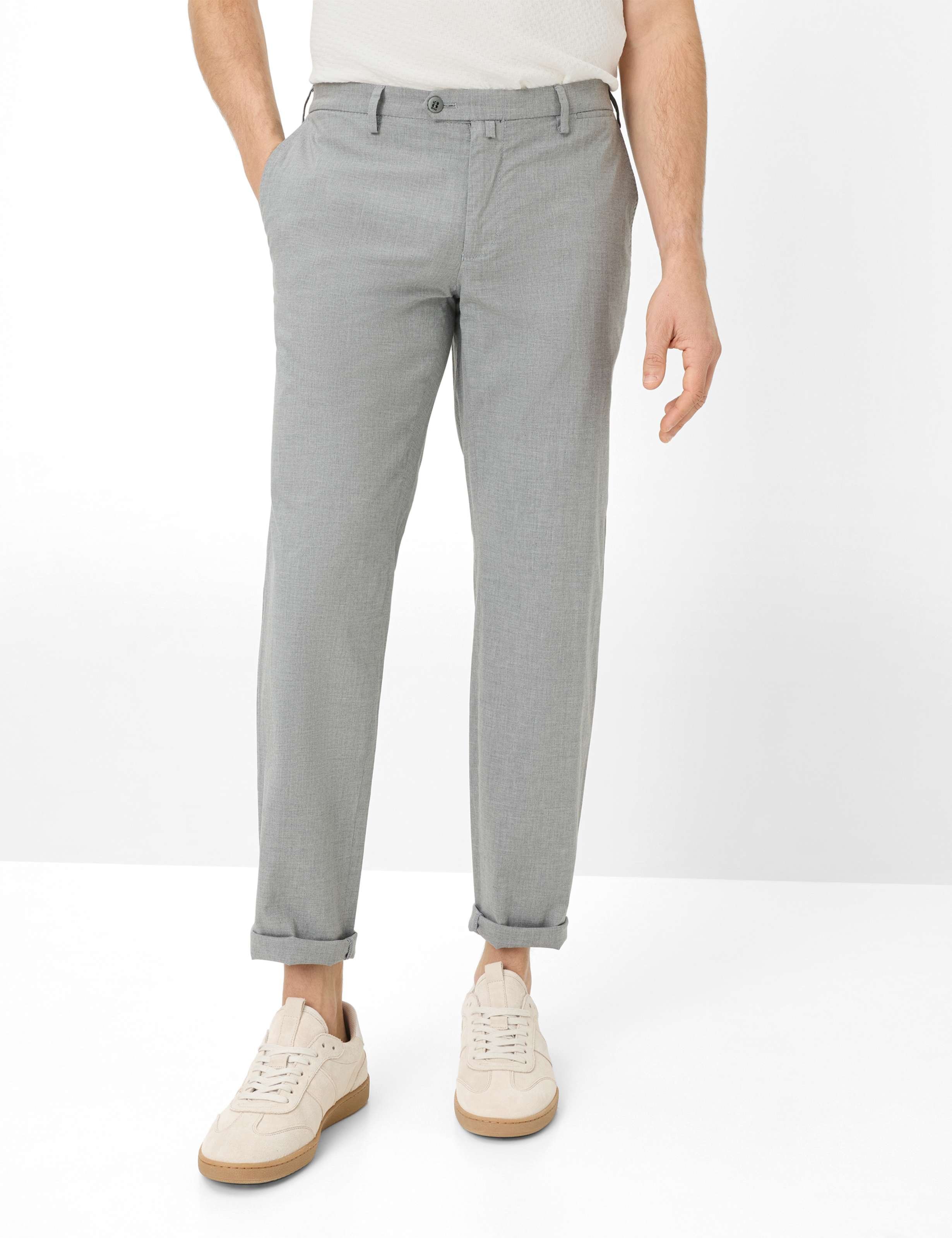 Thumbnail - Brax Herren Hose Style SILVIO SILVER, hellgrau, Gr. 33/32