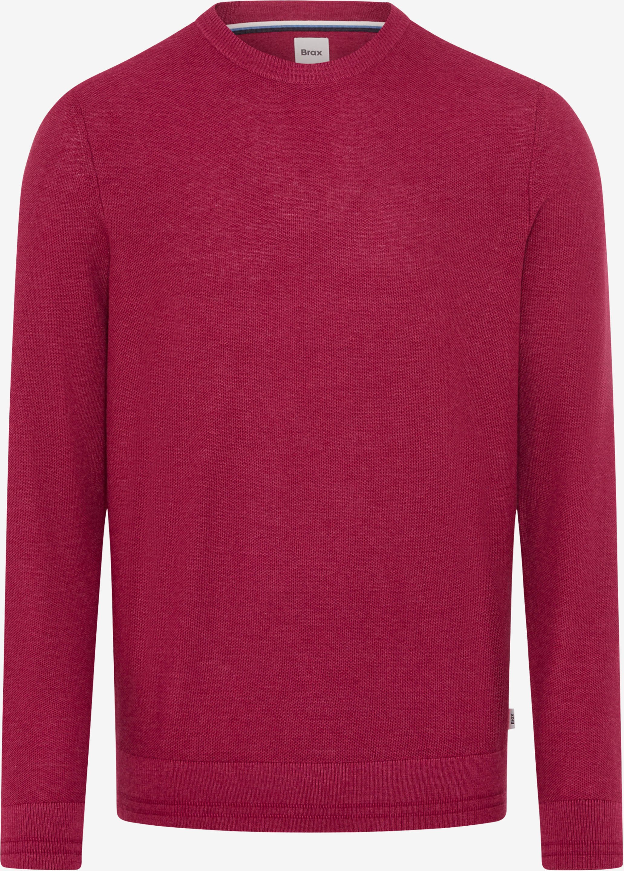Brax Herren Strickpullover Style RICK magenta, dunkelrot, Gr. 6XL