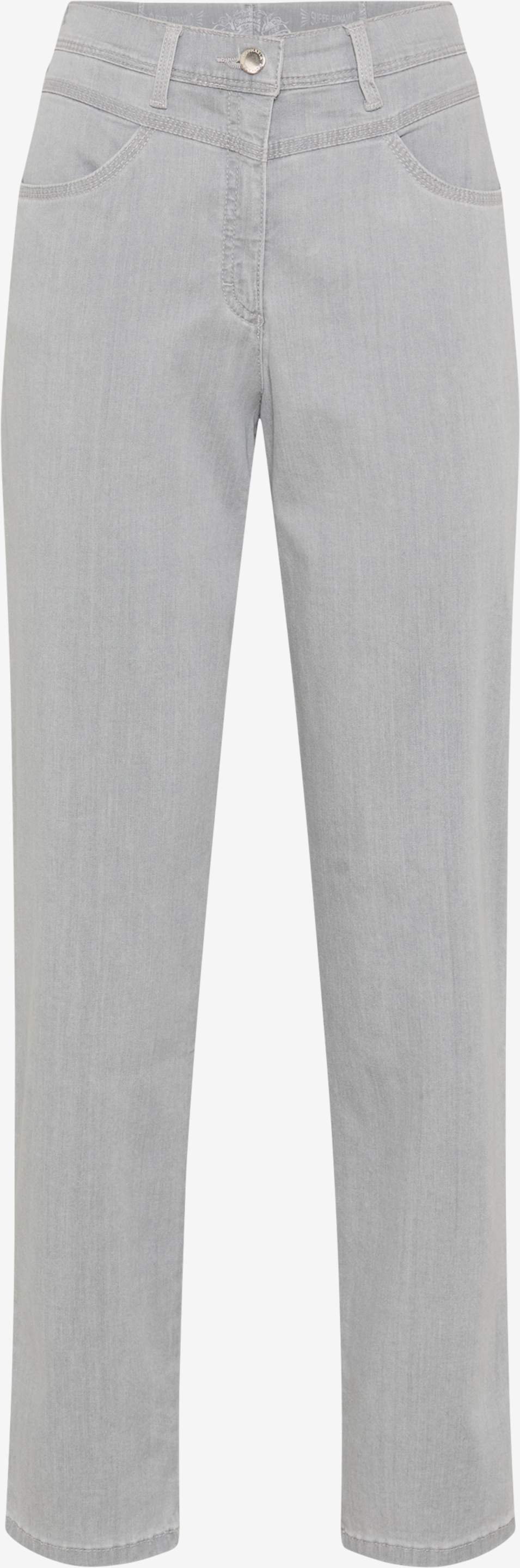 Raphaela by Brax Damen Five-Pocket-Hose Style CAREN NEW VERY LIGHT GREY,SLIGHTLY USED, denim hellgrau, Gr. 38