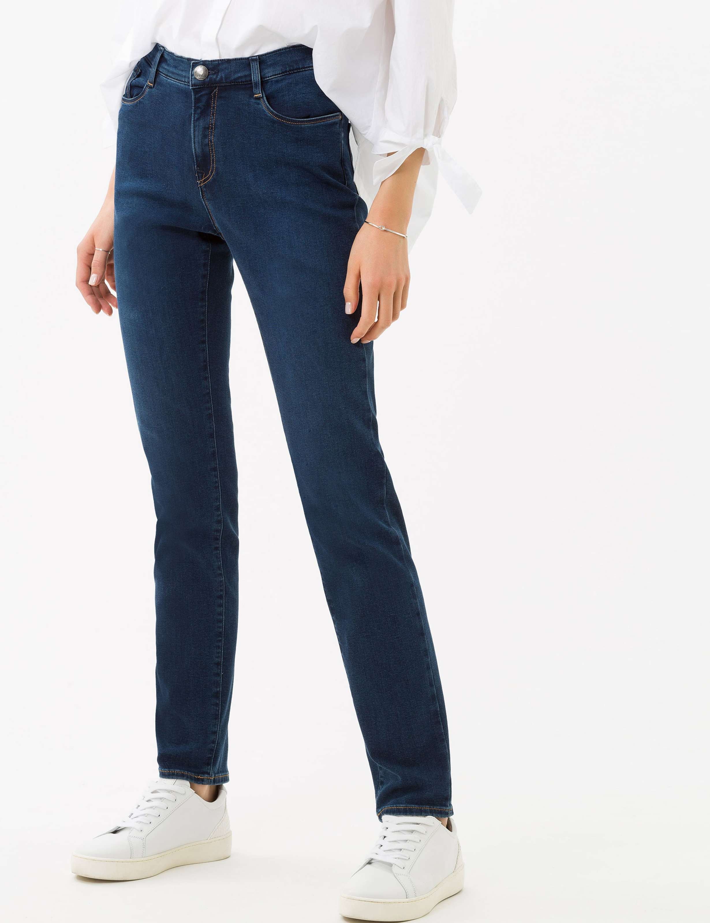Brax Damen Five-Pocket-Hose Style MARY, denim blau, Gr. 34