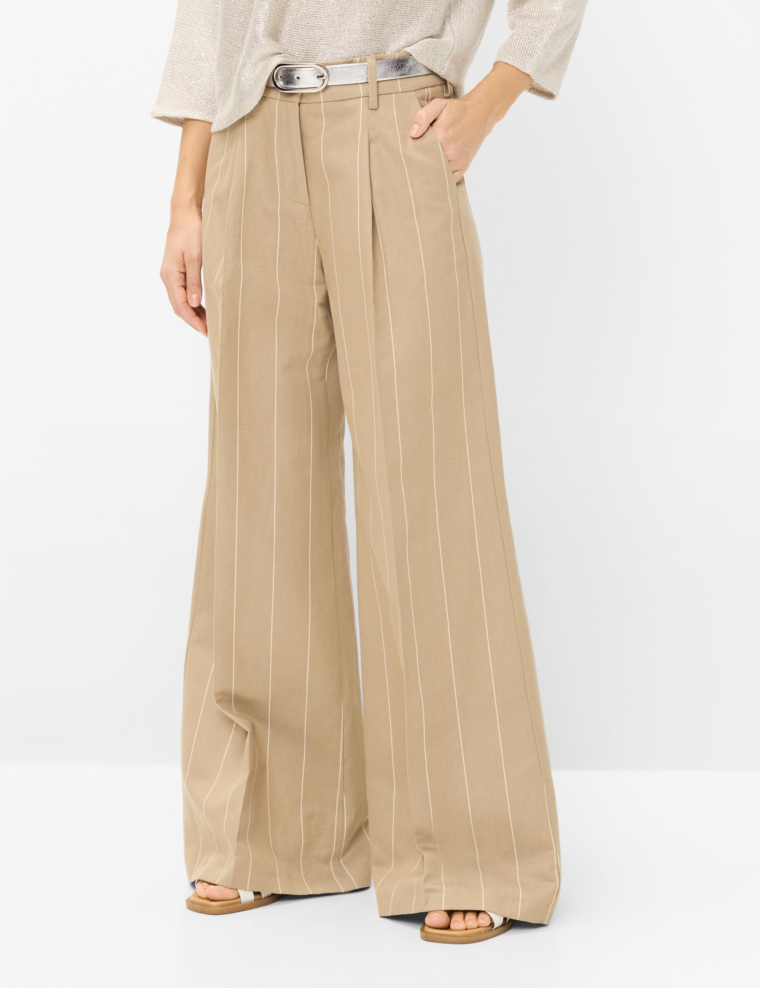 Brax Damen Palazzohose Style MARLENE LIGHT MOCHA, braun, Gr. 34