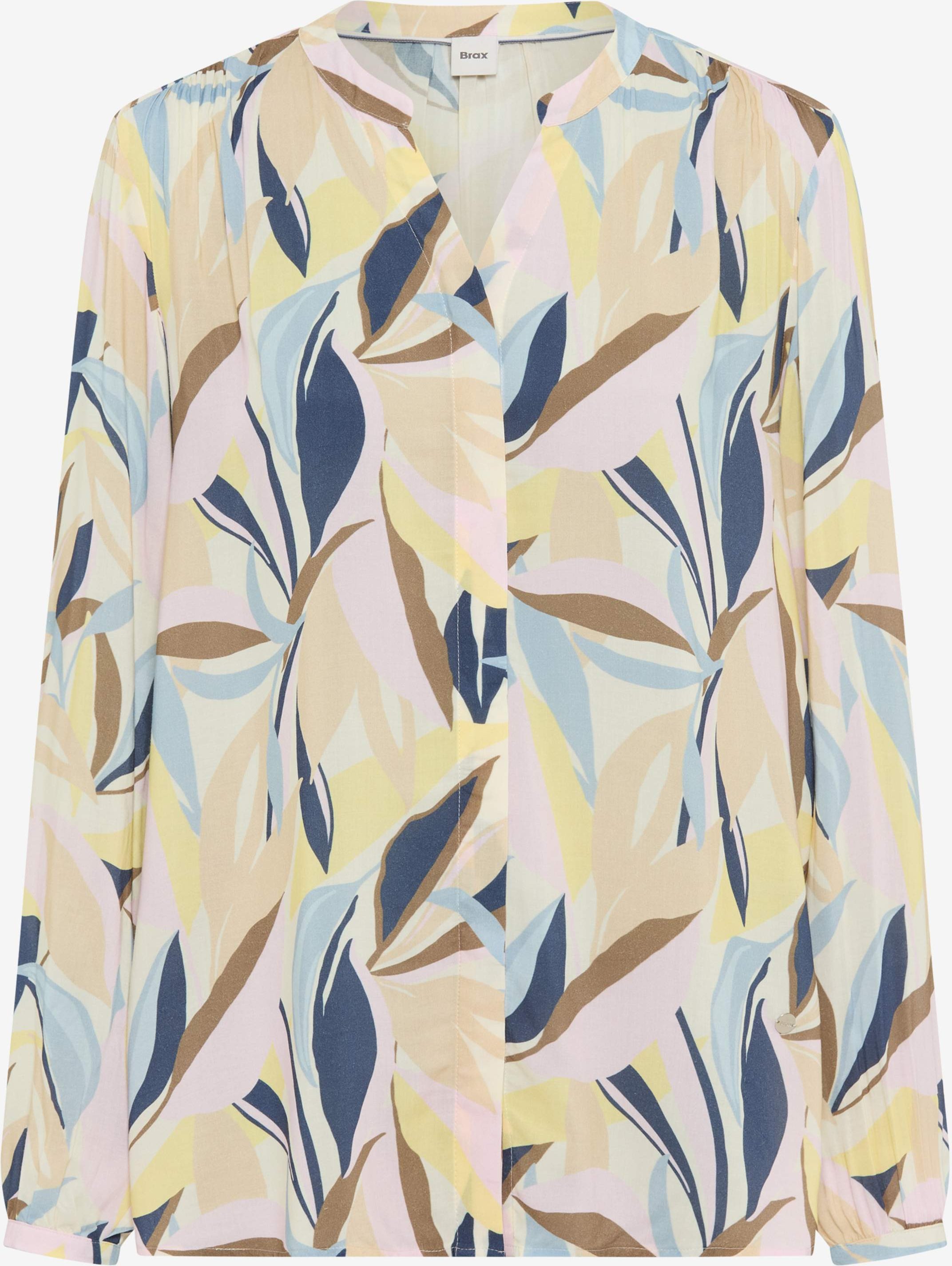 Brax Damen Bluse Style VIVI vintage blue, mehrfarbig, Gr. 44