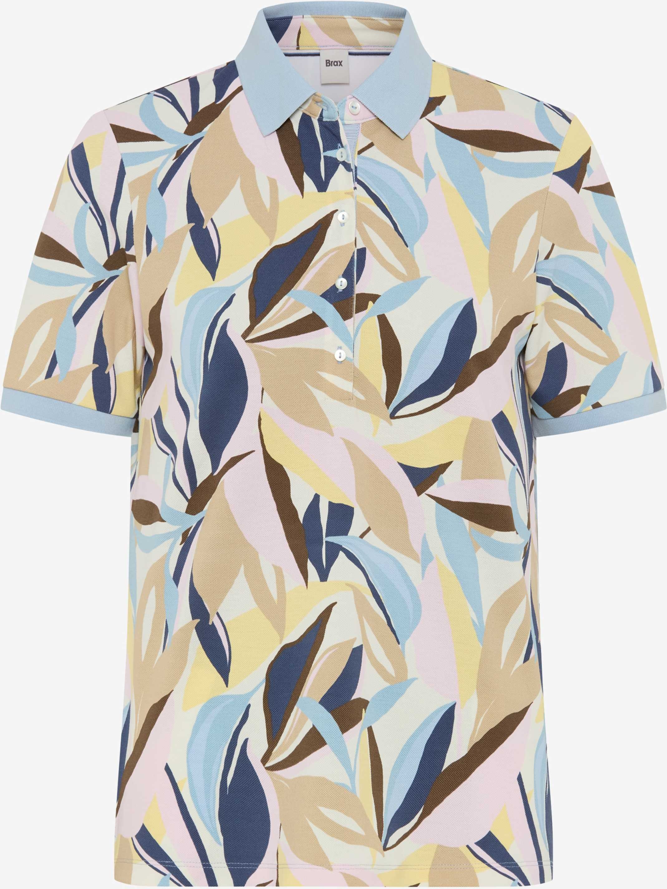 Brax Damen Polo Style CLEO S vintage blue, hellblau, Gr. 46