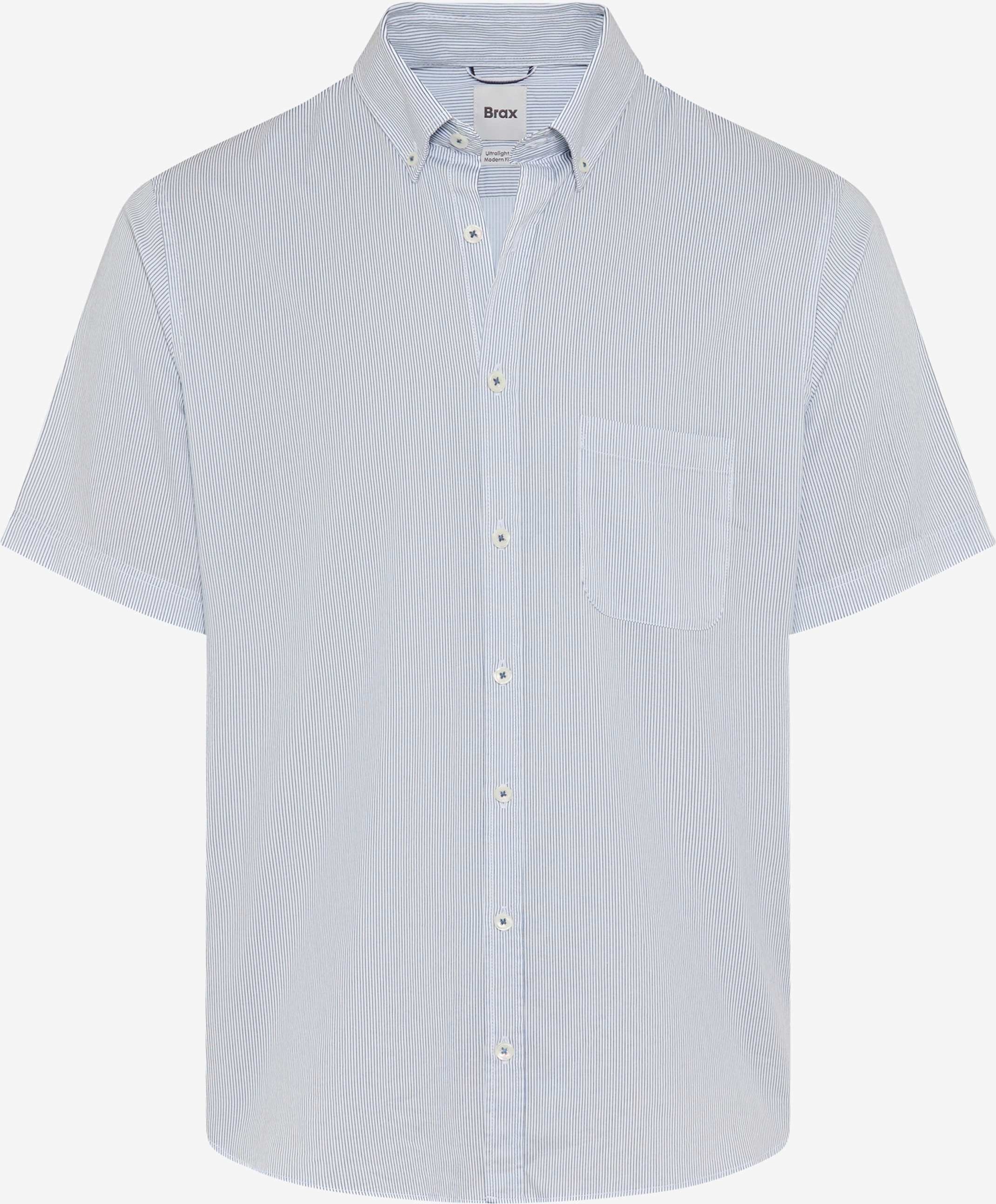 Brax Herren Hemd Style DAN cove, Blau, Gr. XXL