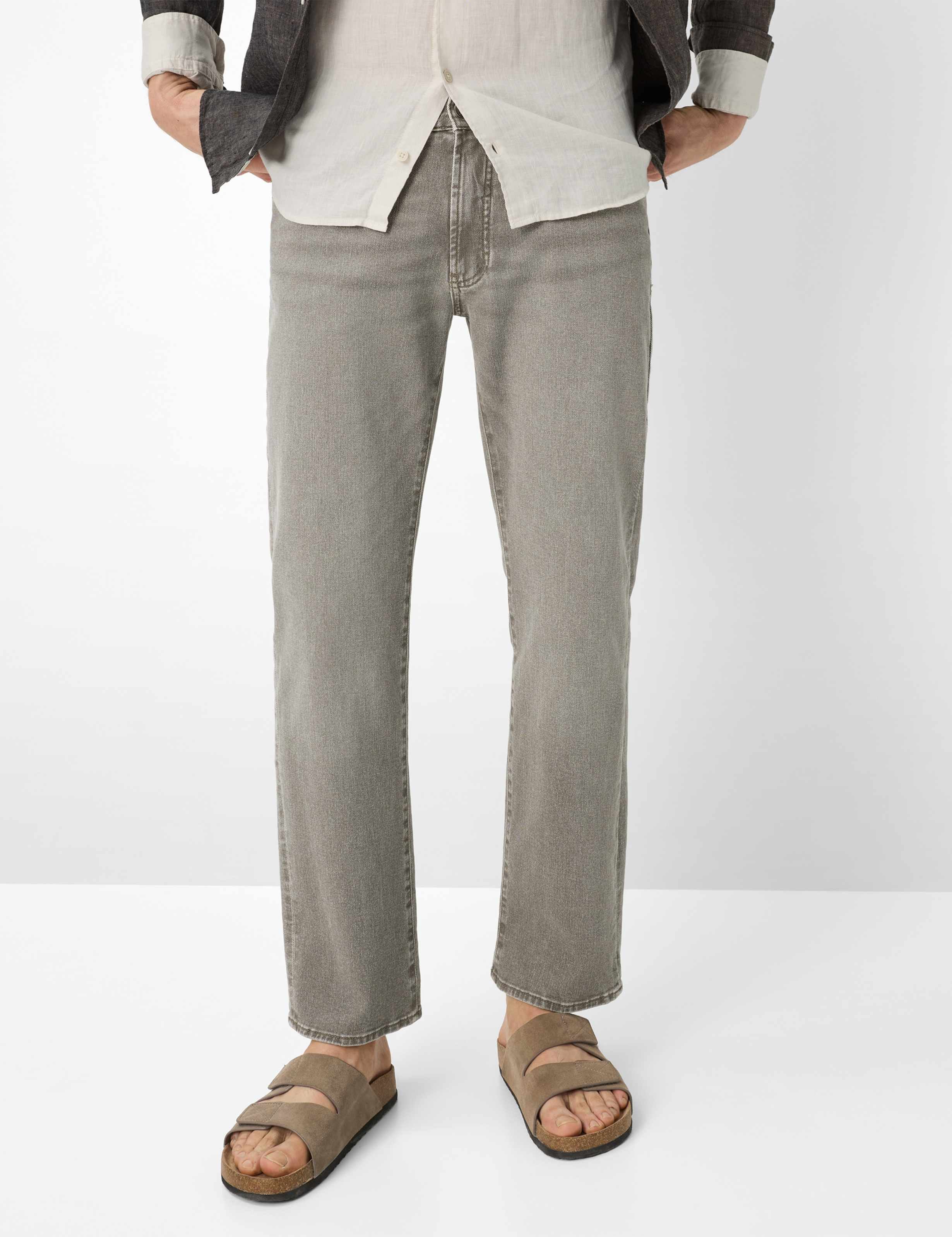 Brax Herren Five-Pocket-Hose Style CLINT CHOCOLATE, denim dunkelbraun, Gr. 40/30