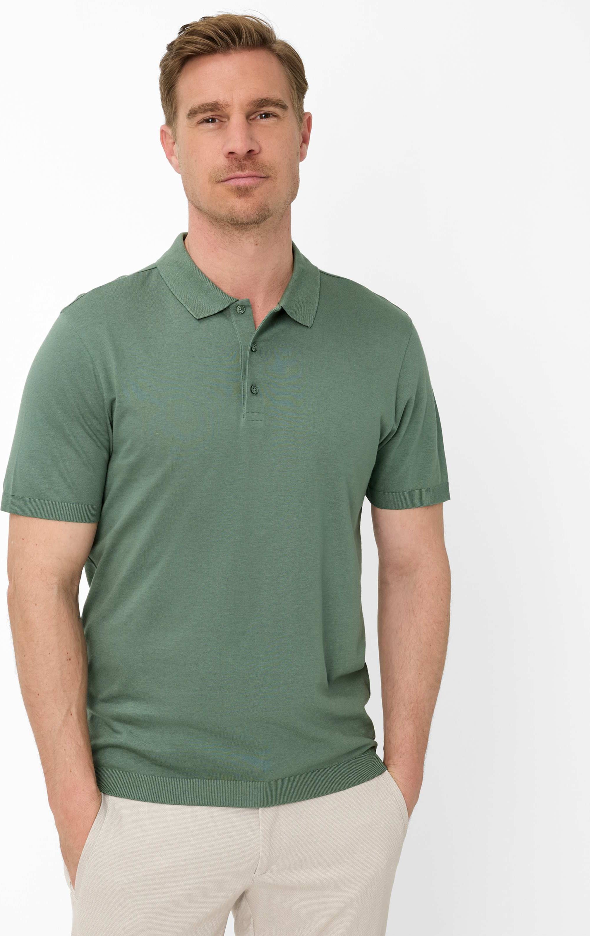 Brax Herren Polo Style PARVIS thyme Grün Khaki, grün - khaki, Gr. 4XL