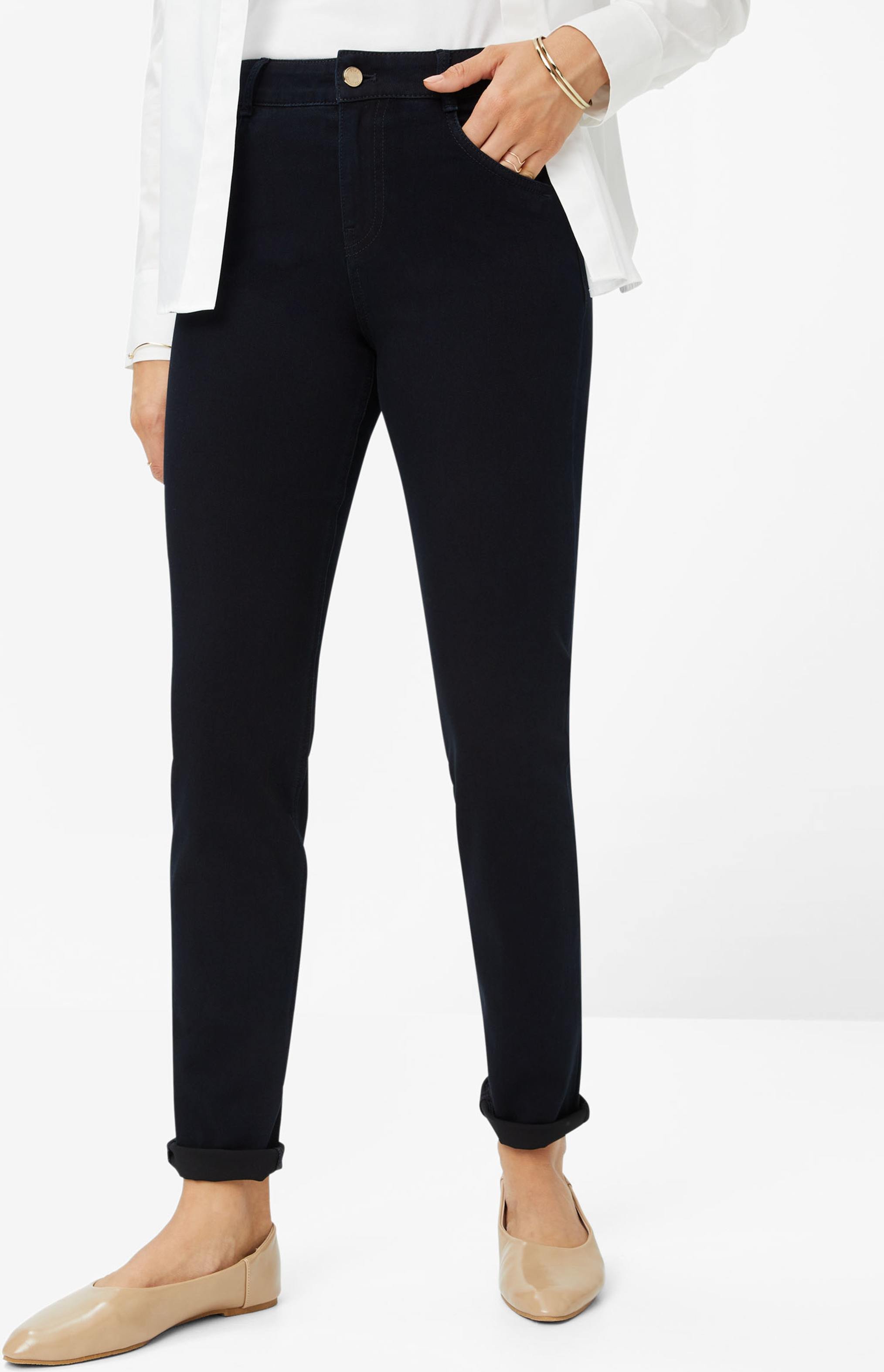Thumbnail - Brax Damen Röhrenjeans Style SHAKIRA CLEAN BLUE BLACK, denim dunkelblau, Gr. 42L
