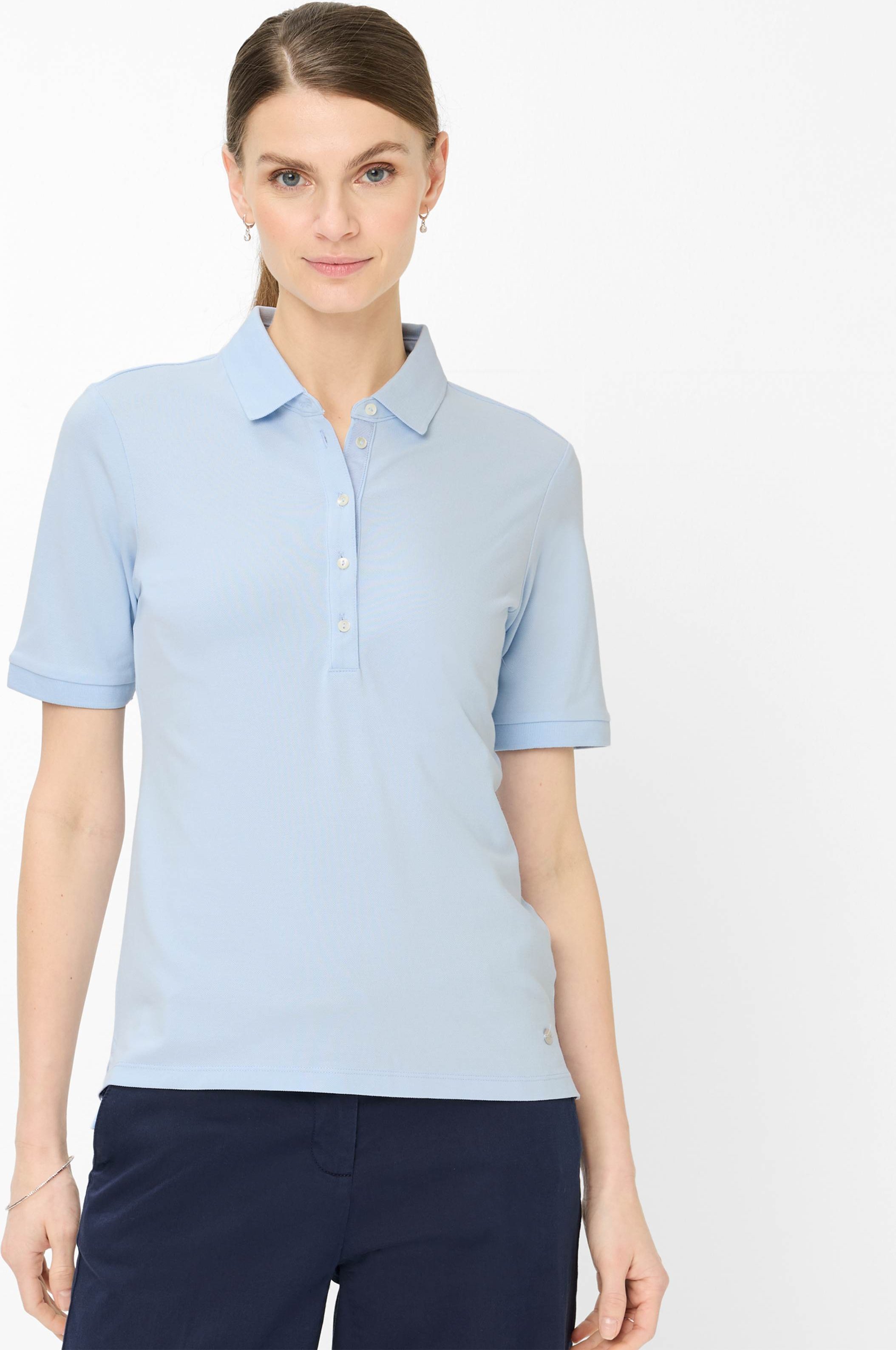 Brax Damen Polo Style CLEO bleu, hellblau, Gr. 36