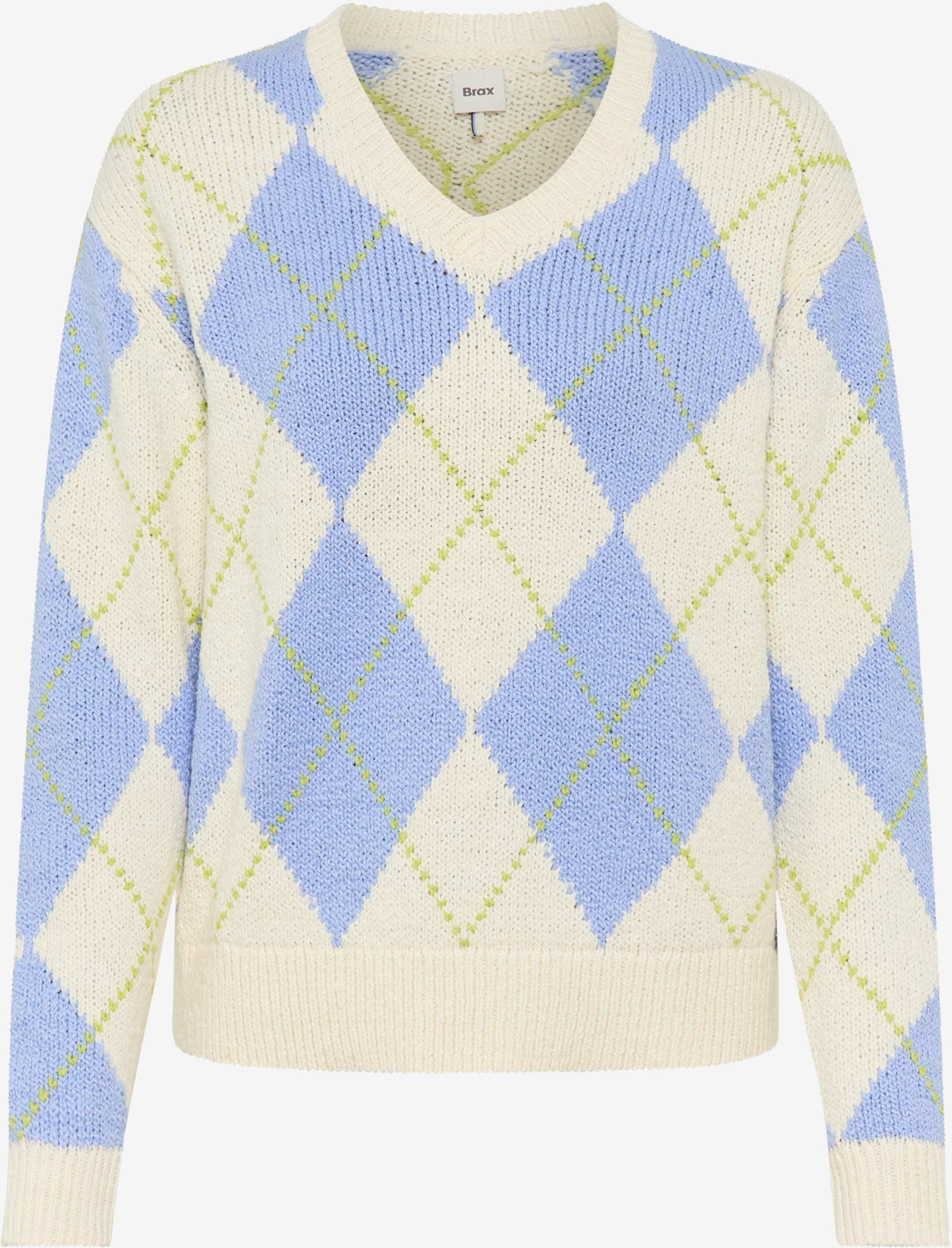 Brax Damen Strickpullover Style LANA lavender blue, mehrfarbig, Gr. 38